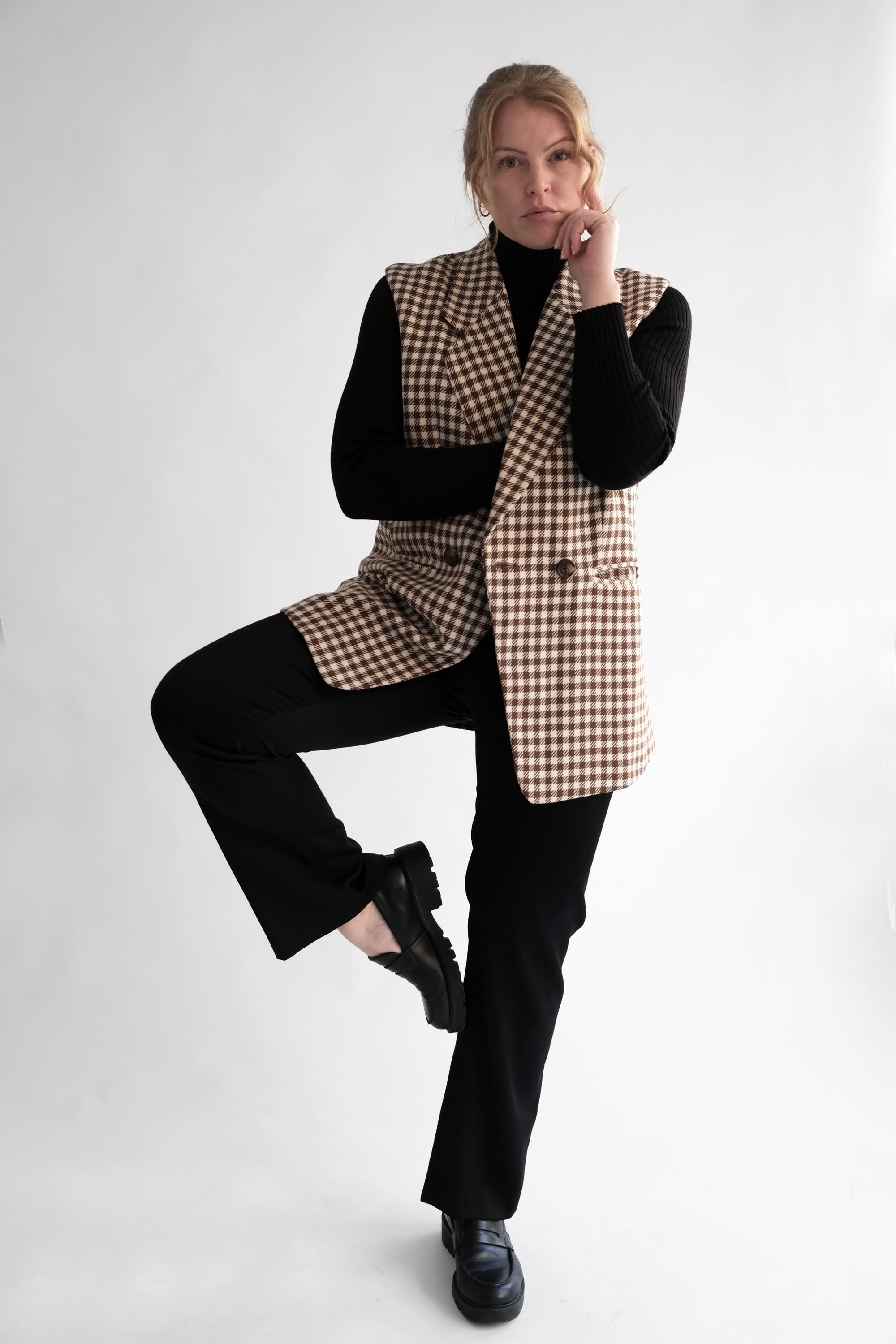 UPCYCLED TWEED WAISTCOAT