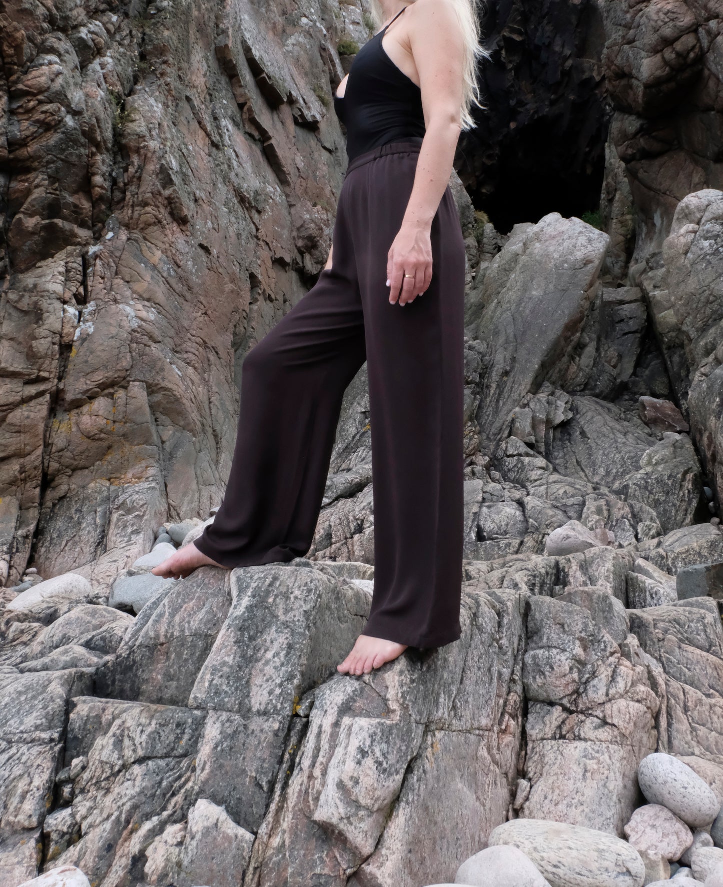 SILK PALAZZO PANTS