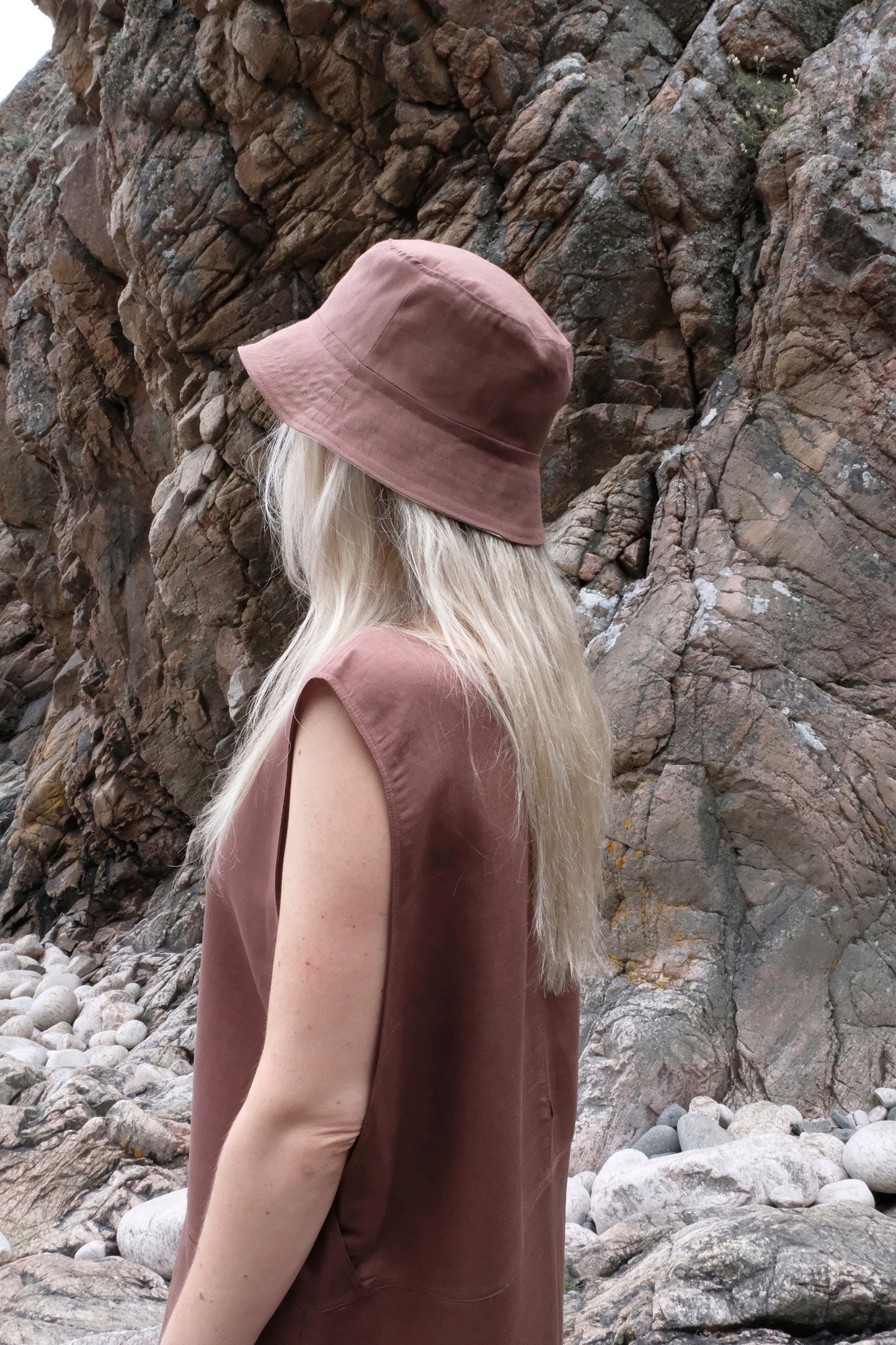 LINEN SPENCER DRESS