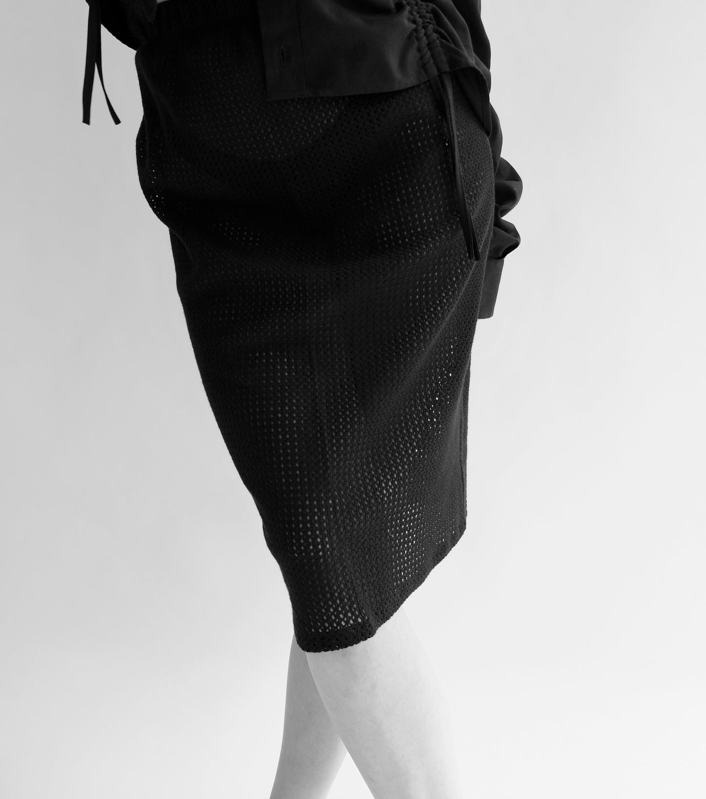 MESH MIDI SKIRT