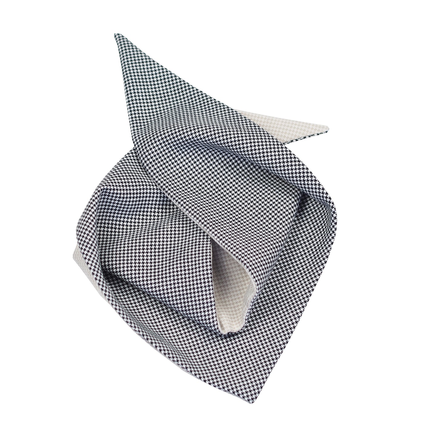 HOUNDSTOOTH TRIANGLE BANDANA SCARF