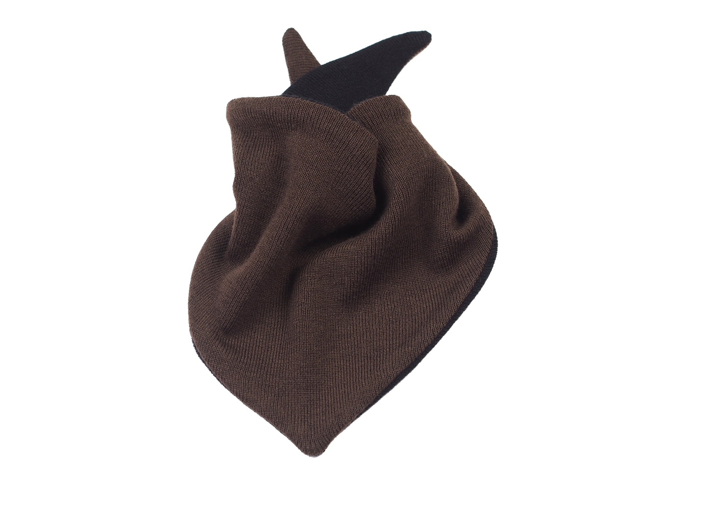 WOOL TRIANGLE BANDANA SCARF