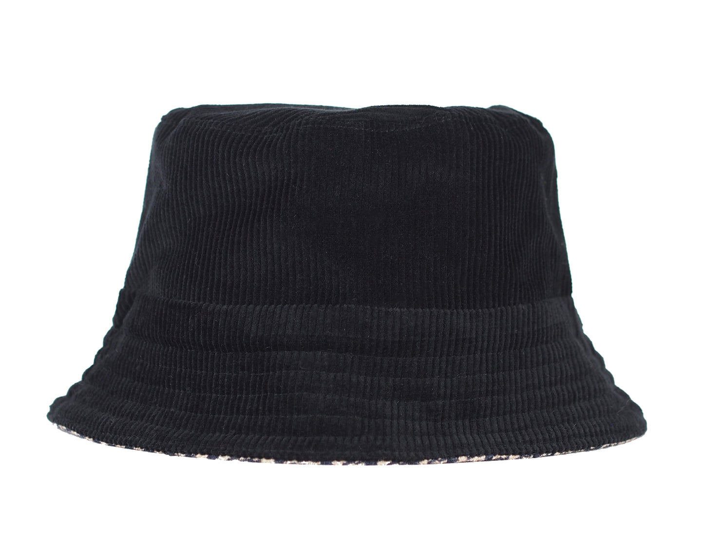 UPCYCLED HOUNDSTOOTH BUCKET HAT