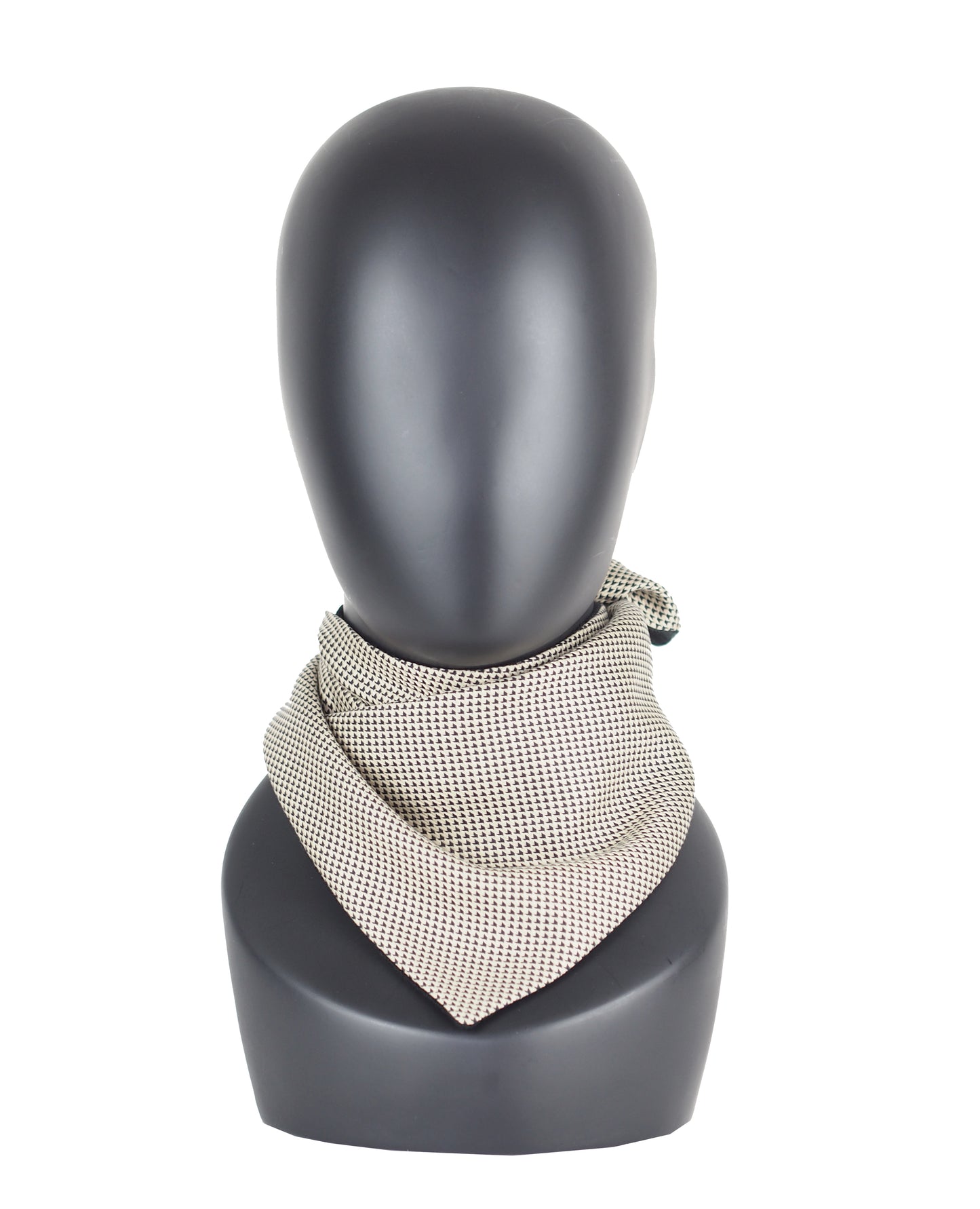 HOUNDSTOOTH TRIANGLE BANDANA SCARF