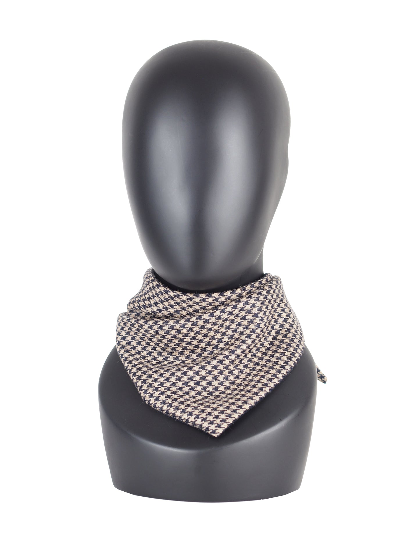 HOUNDSTOOTH TRIANGLE BANDANA SCARF