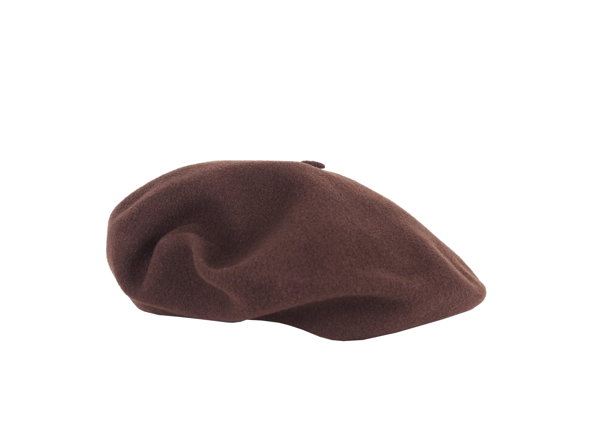 BROWN WOOL BERET