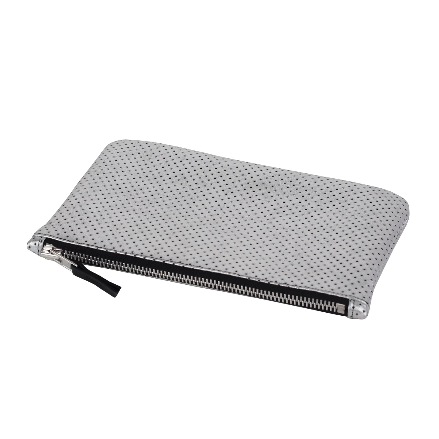 LASER CUT LEATHER CLUTCH