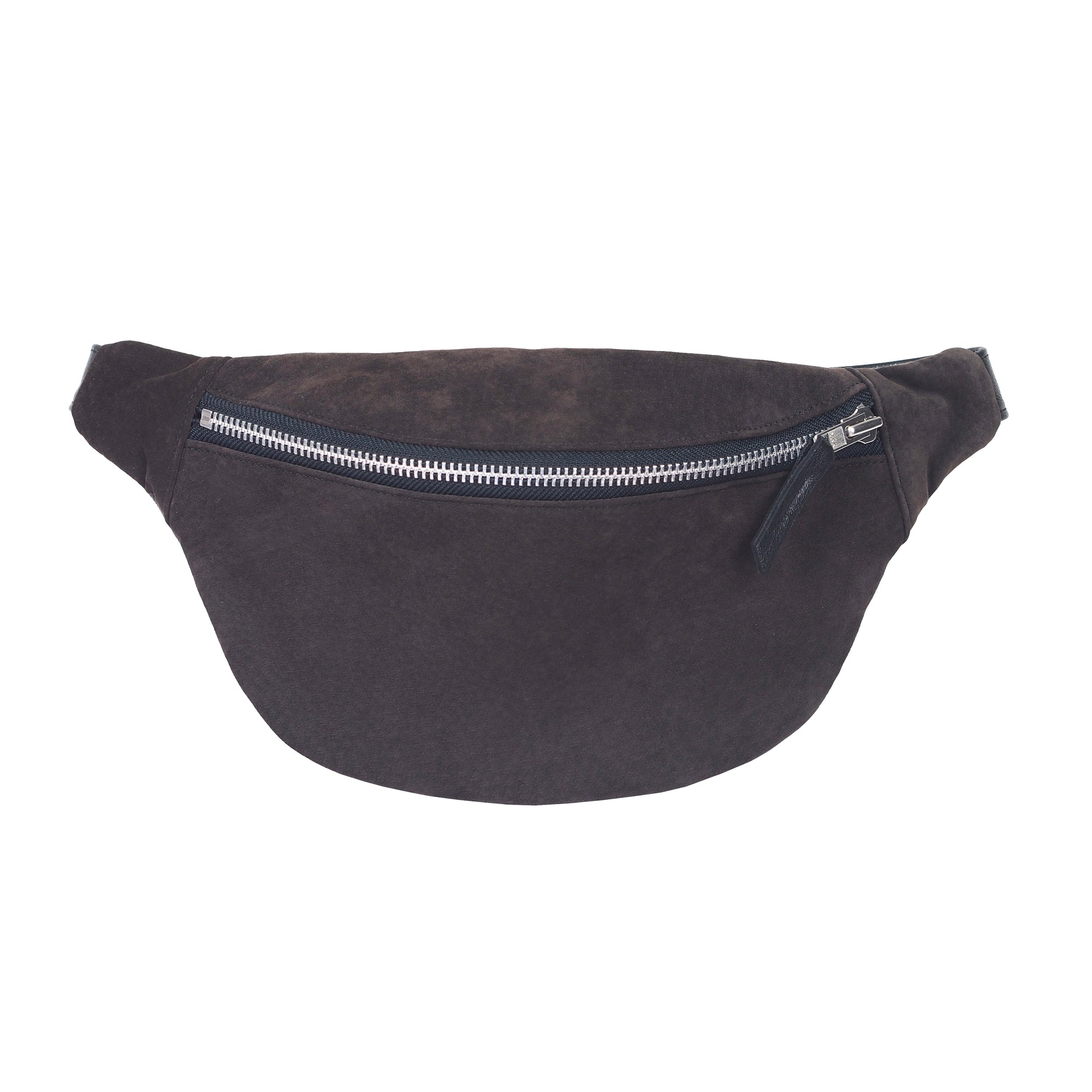 BROWN SUEDE BUM BAG