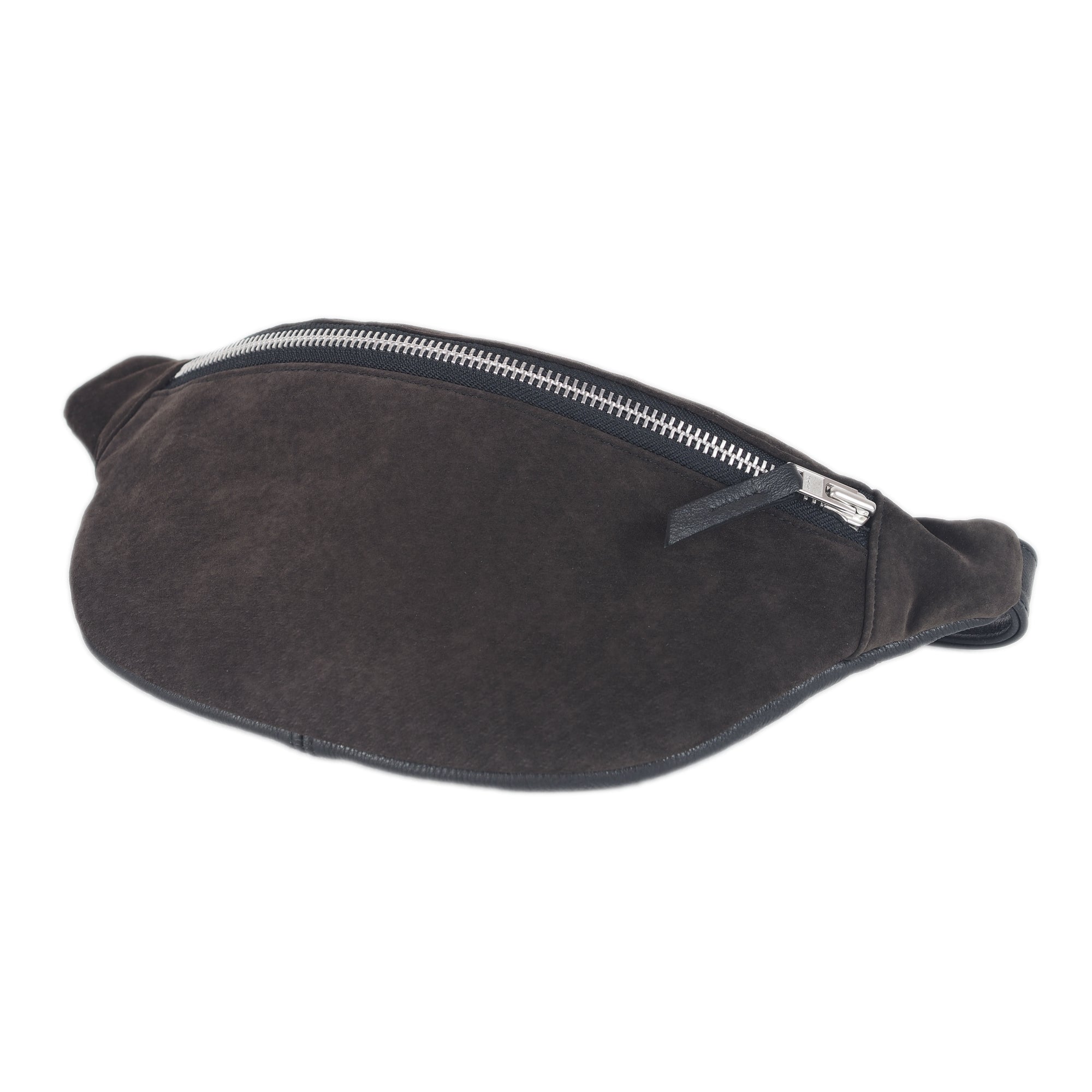 BROWN SUEDE BUM BAG