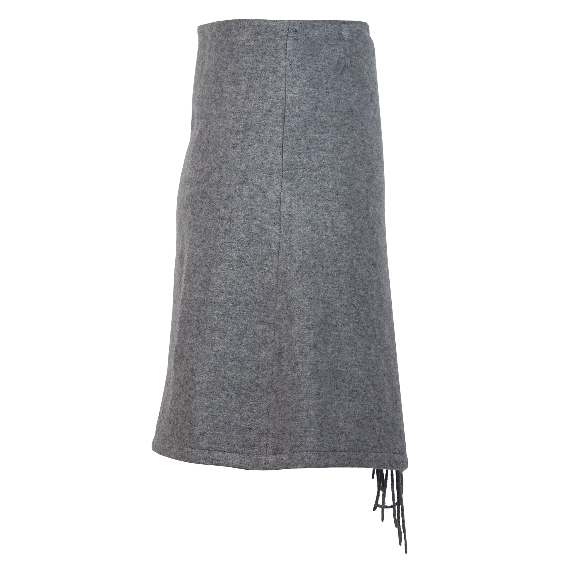 BLANKET MINI WRAP SKIRT