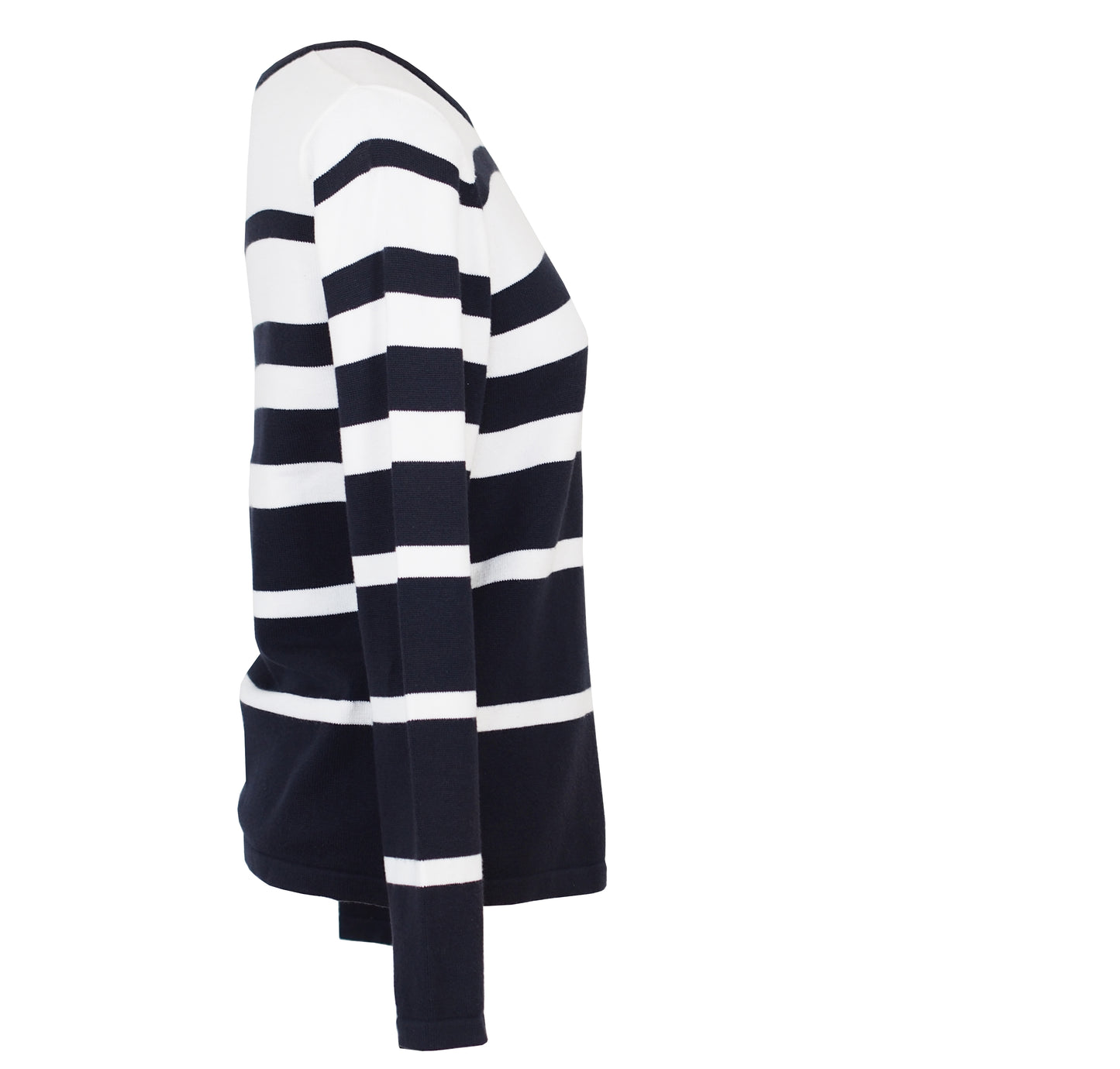 STRIPED COTTON SWEATER