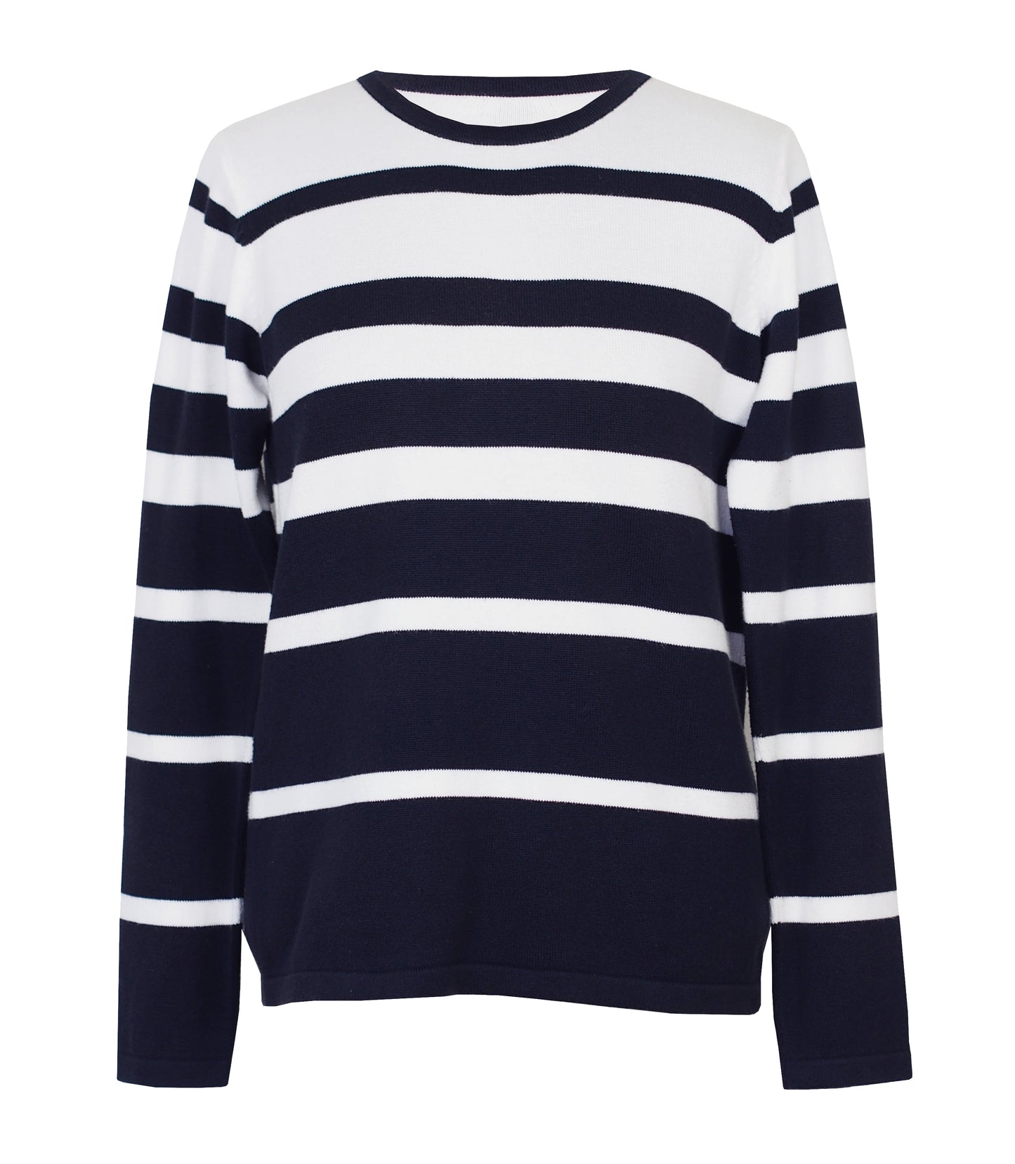 STRIPED COTTON SWEATER