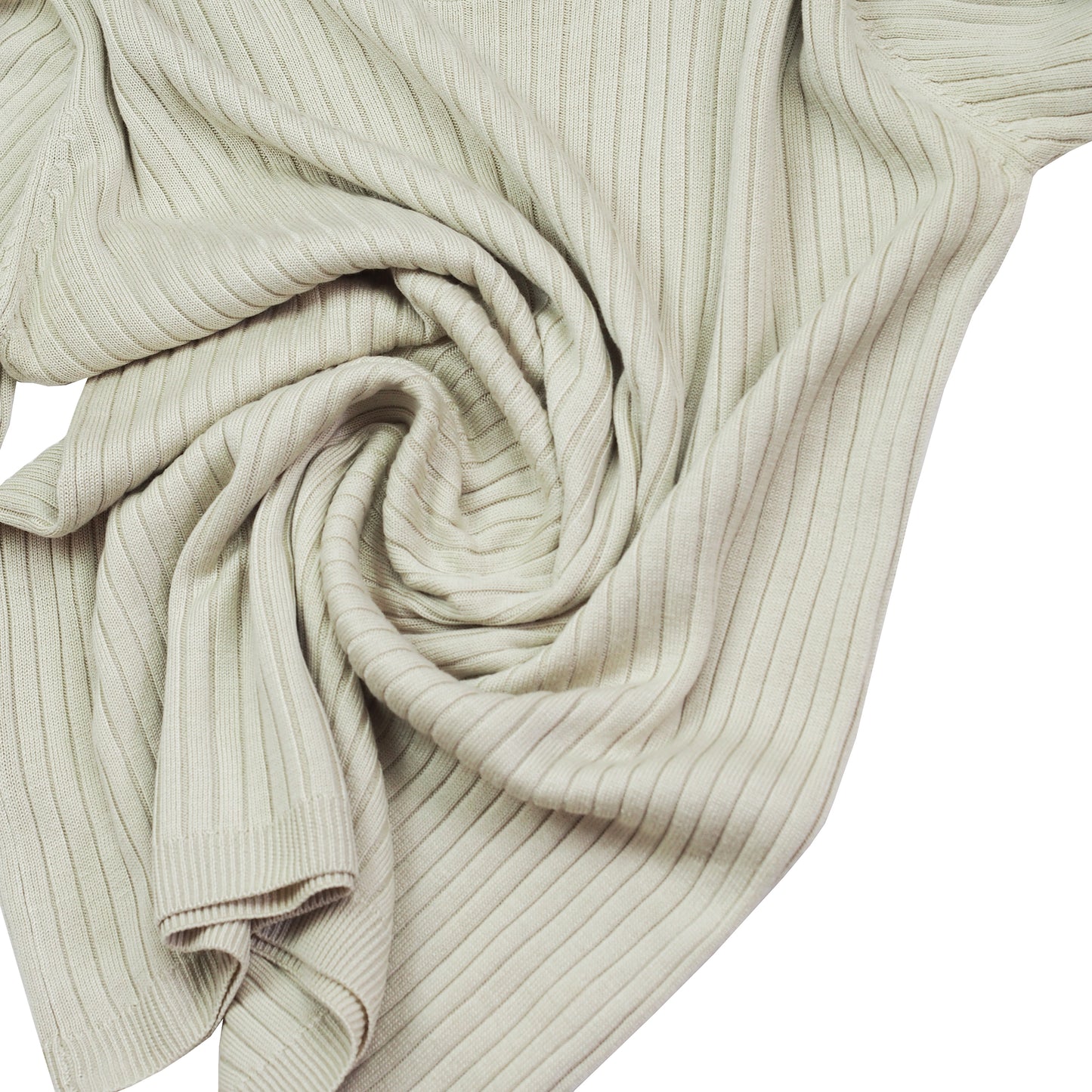 RIBBED SILK T-SHIRT