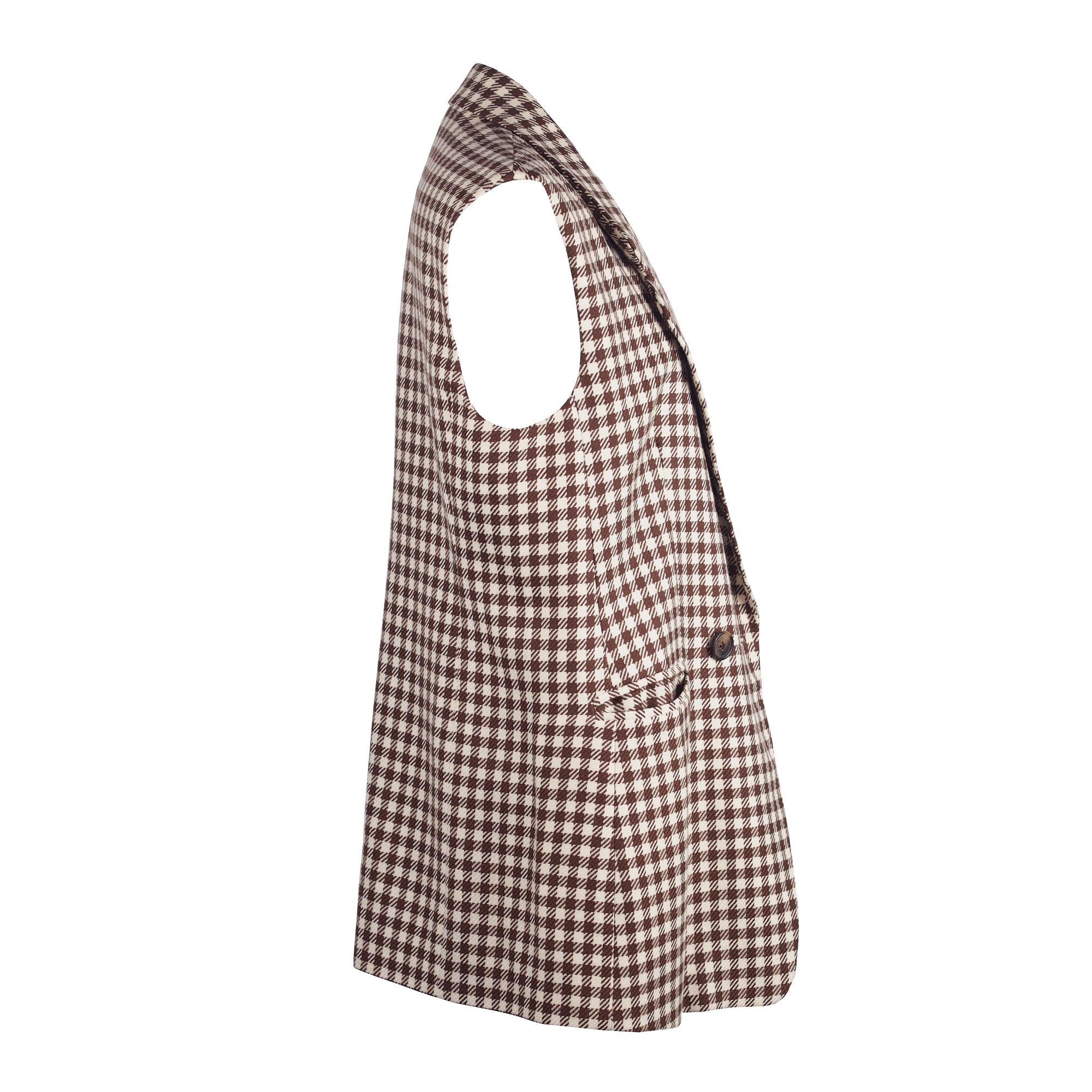 UPCYCLED TWEED WAISTCOAT