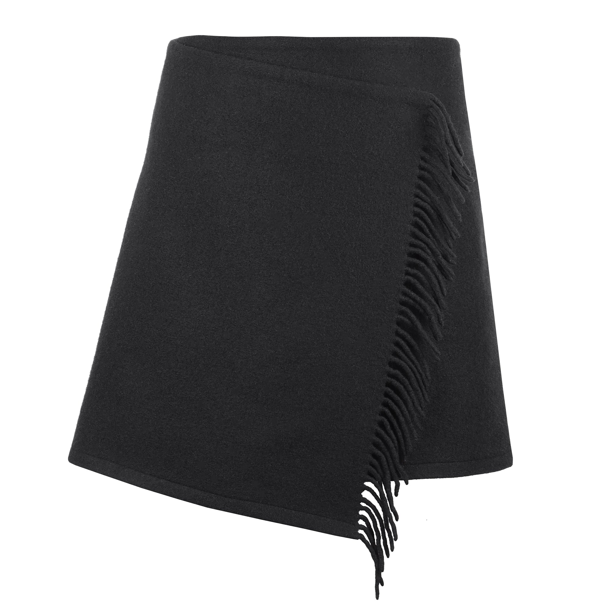 BLANKET MINI WRAP SKIRT