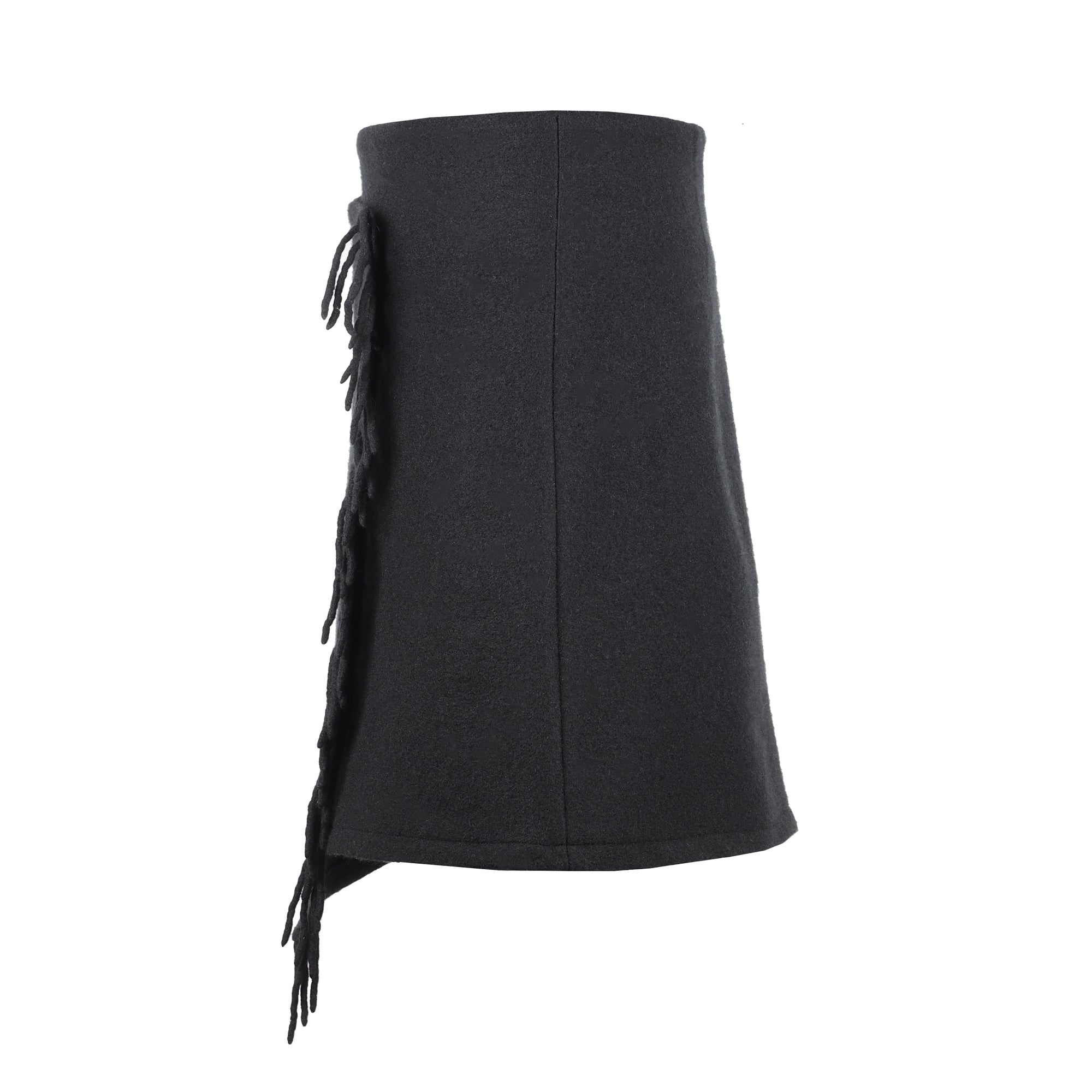 BLANKET MINI WRAP SKIRT