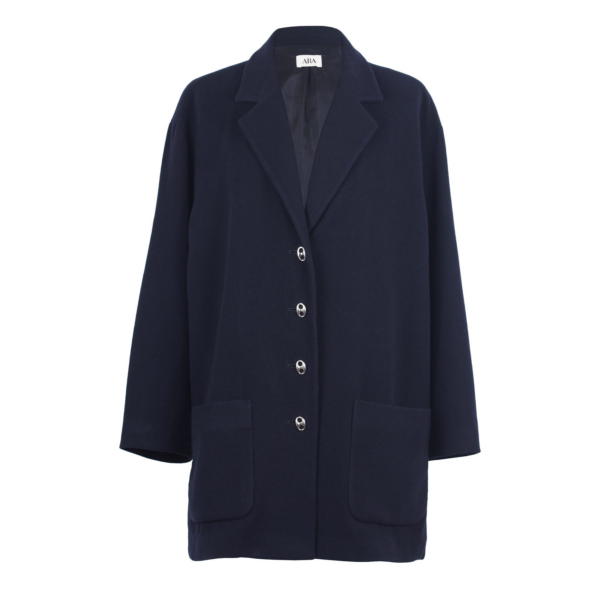 NAVY BLUE WOOL BLAZER