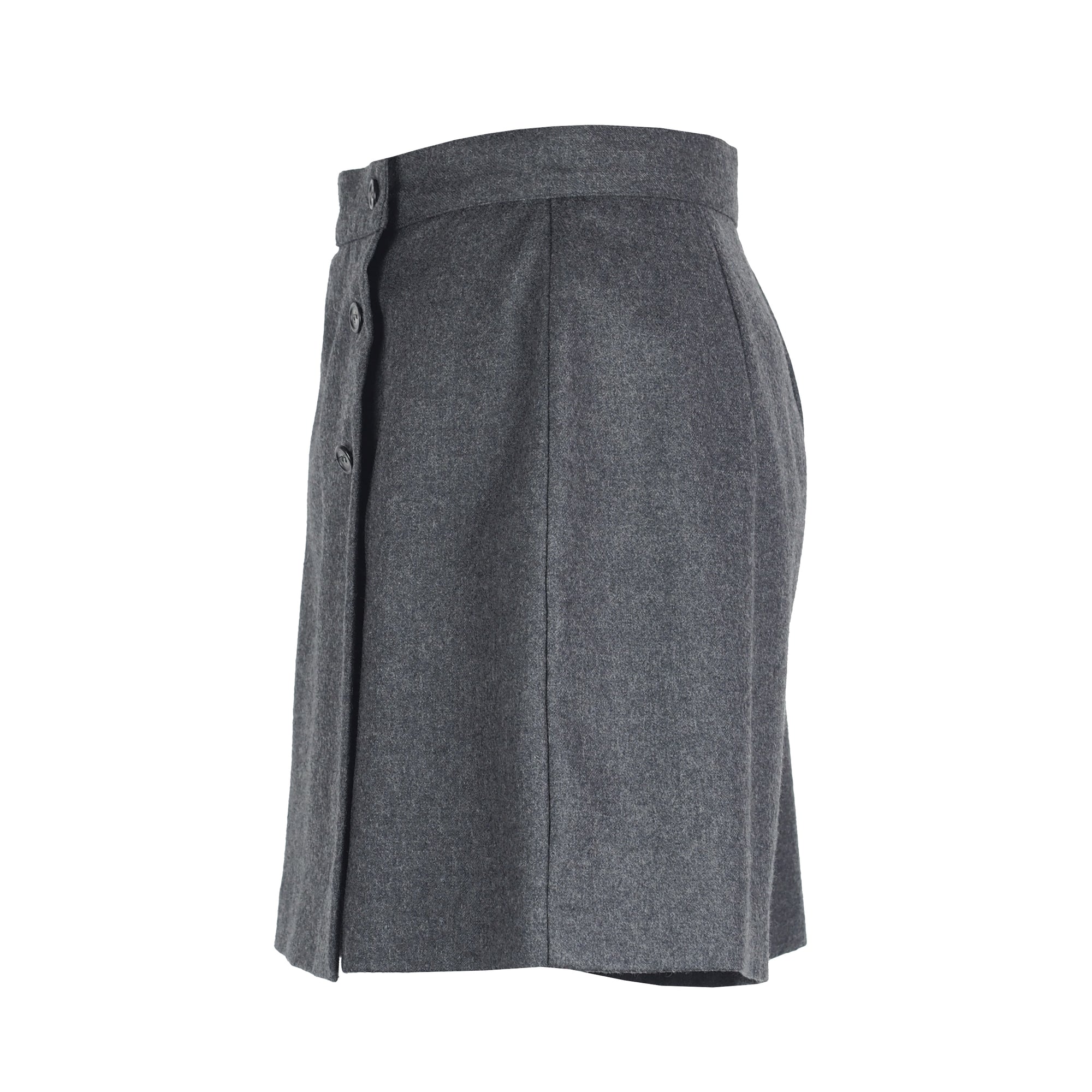 WRAP WOOL SKORT