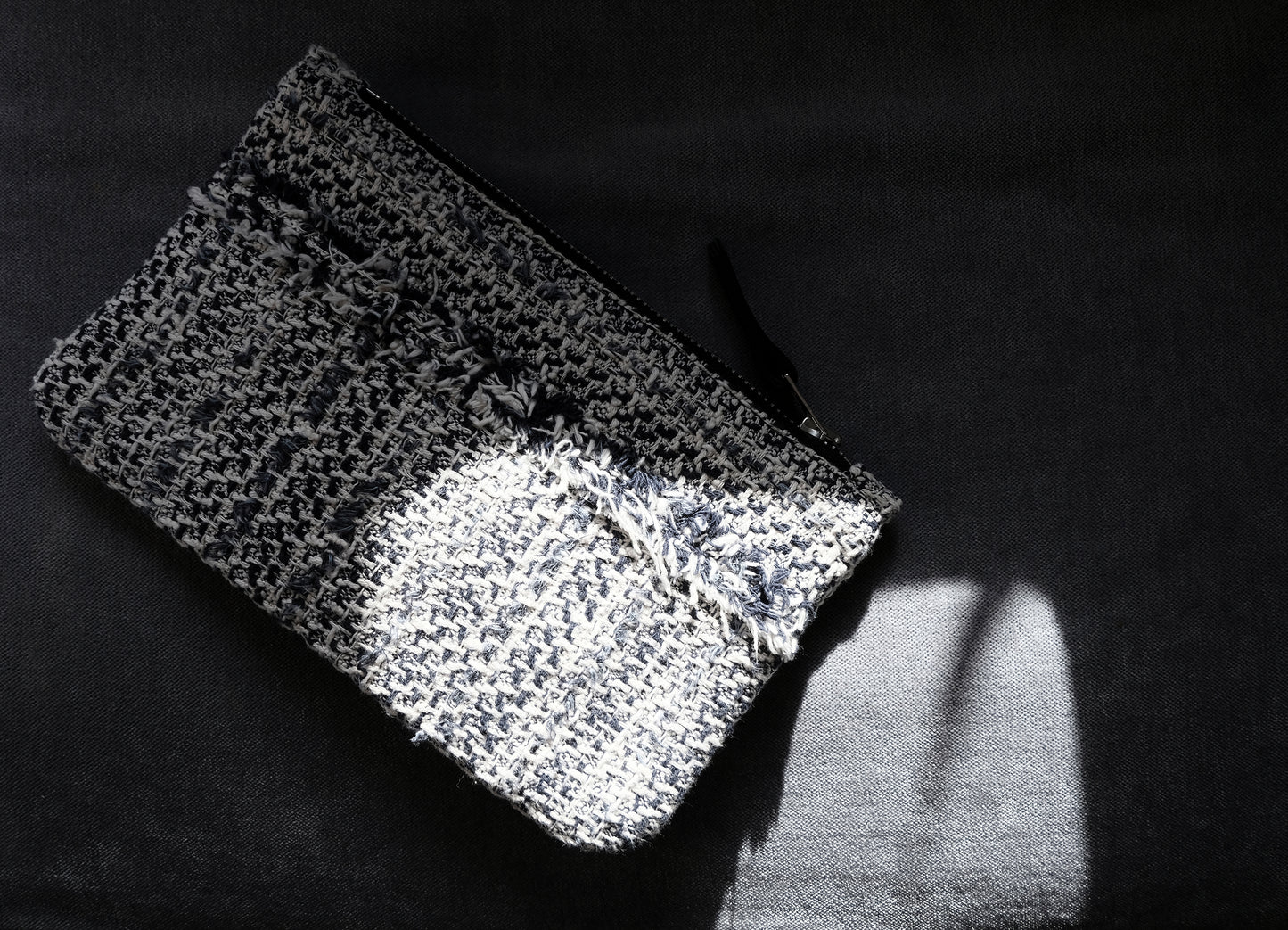 BOUCLÉ TWEED CLUTCH