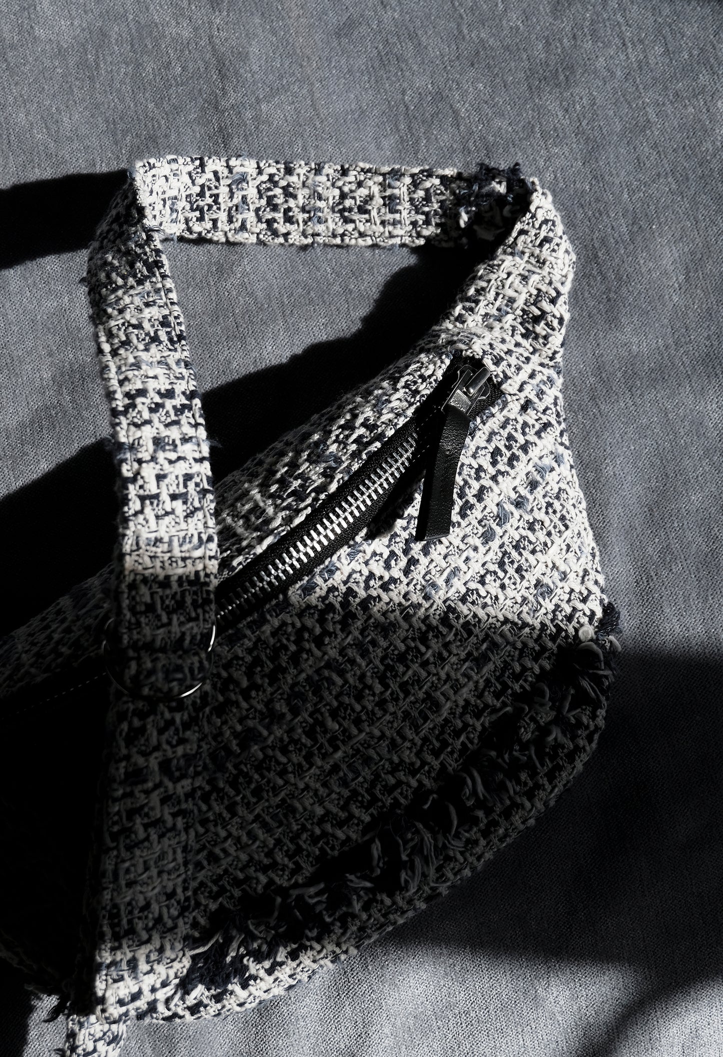 BOUCLÉ TWEED BUM BAG