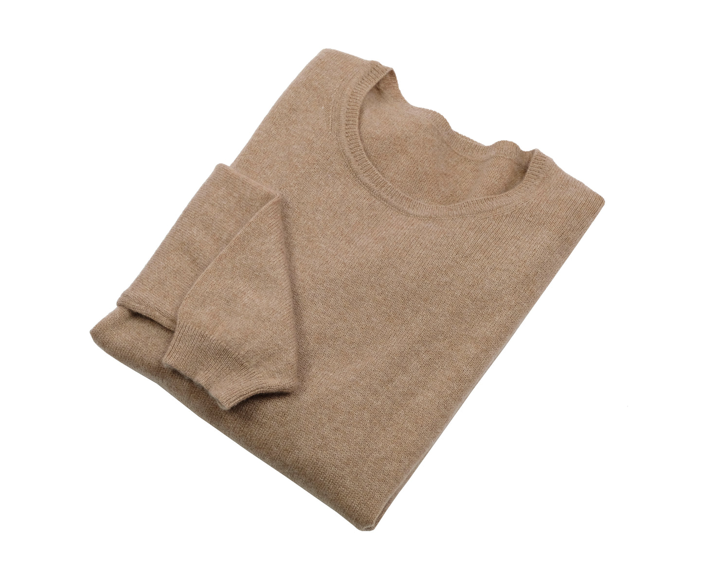 CAMEL CASHMERE SWEATER