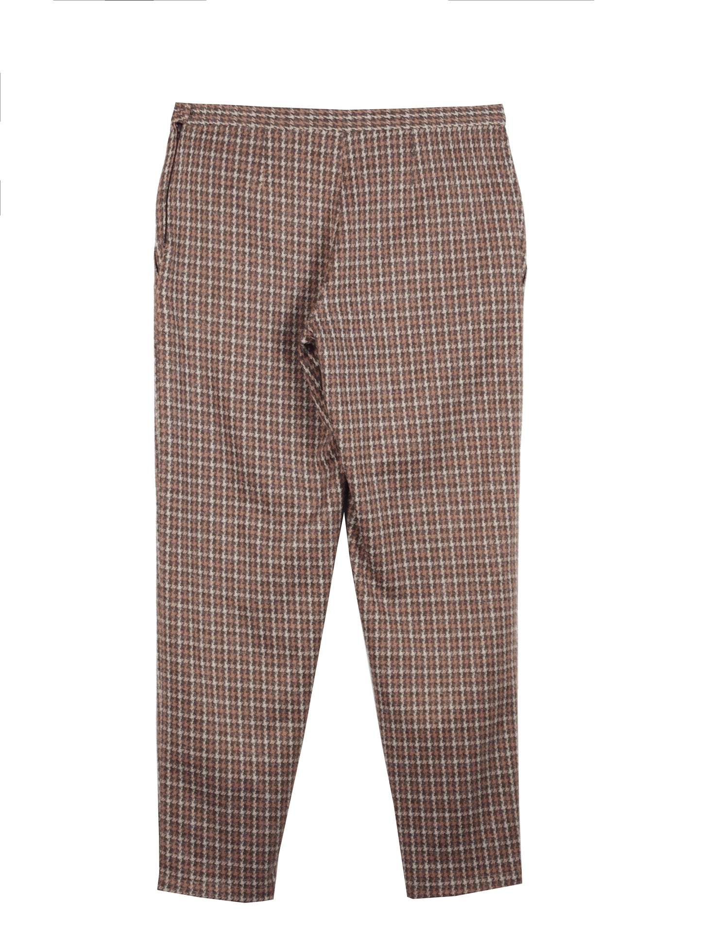 HIGH WAIST HOUNDSTOOTH PANTS