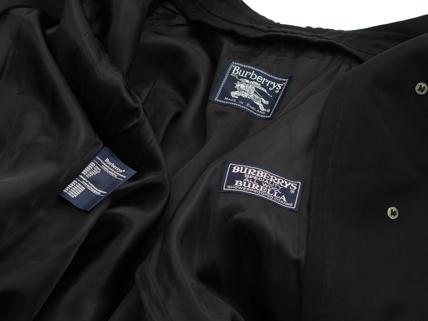 BURBERRY WOOL TRENCH COAT