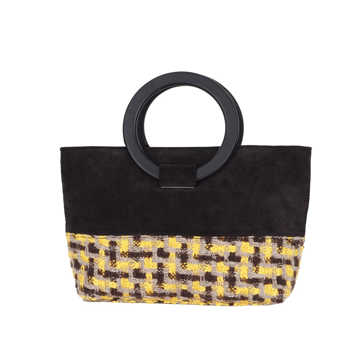 HANDBAG WITH ROUND HANDLES
