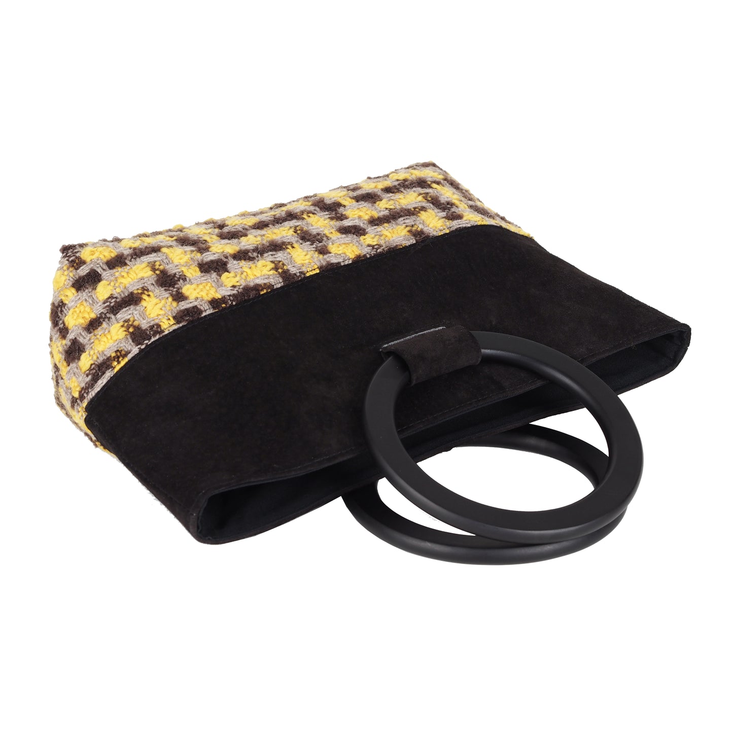 HANDBAG WITH ROUND HANDLES