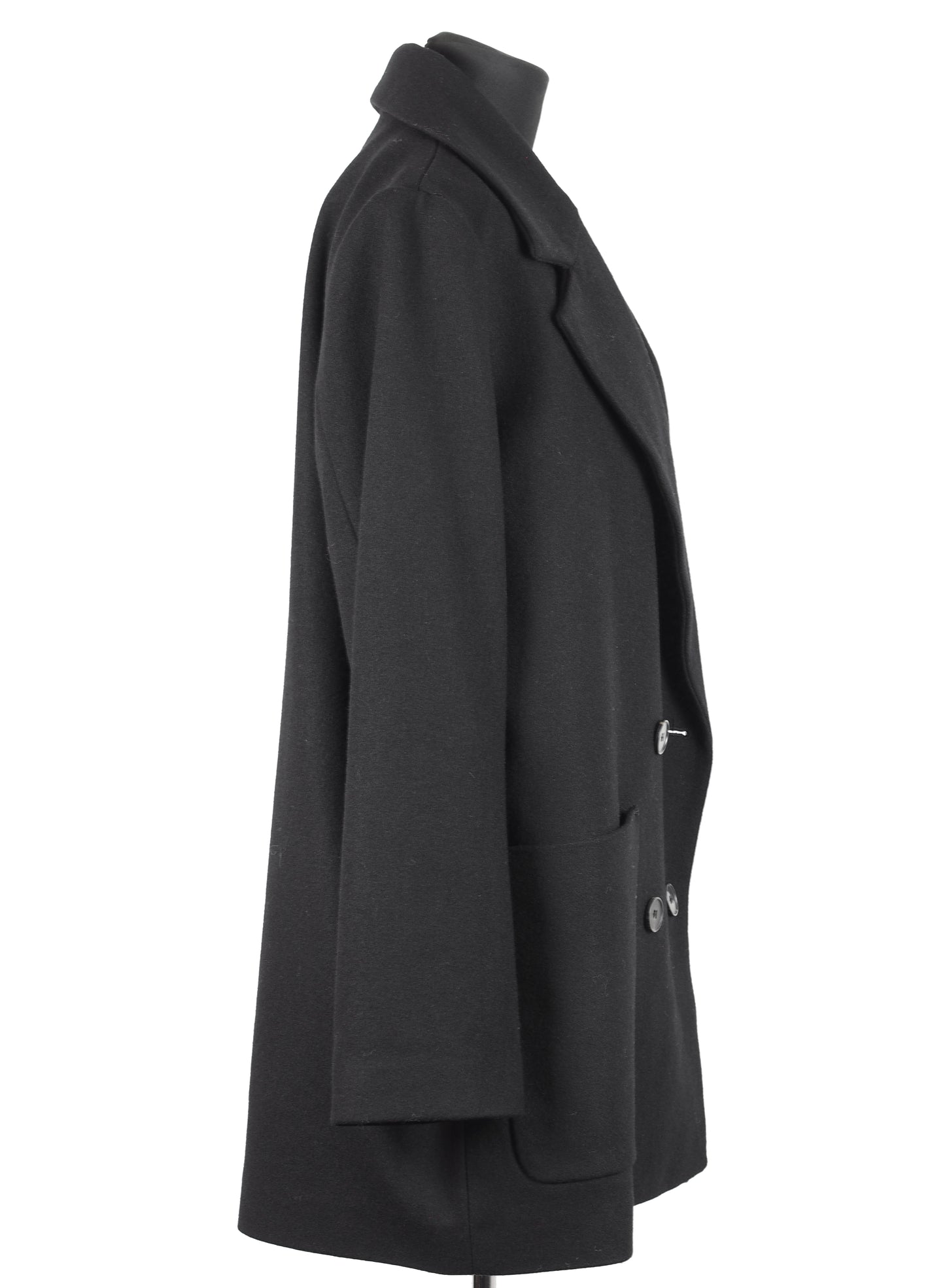 DOUBLE BREASTED WOOL COAT