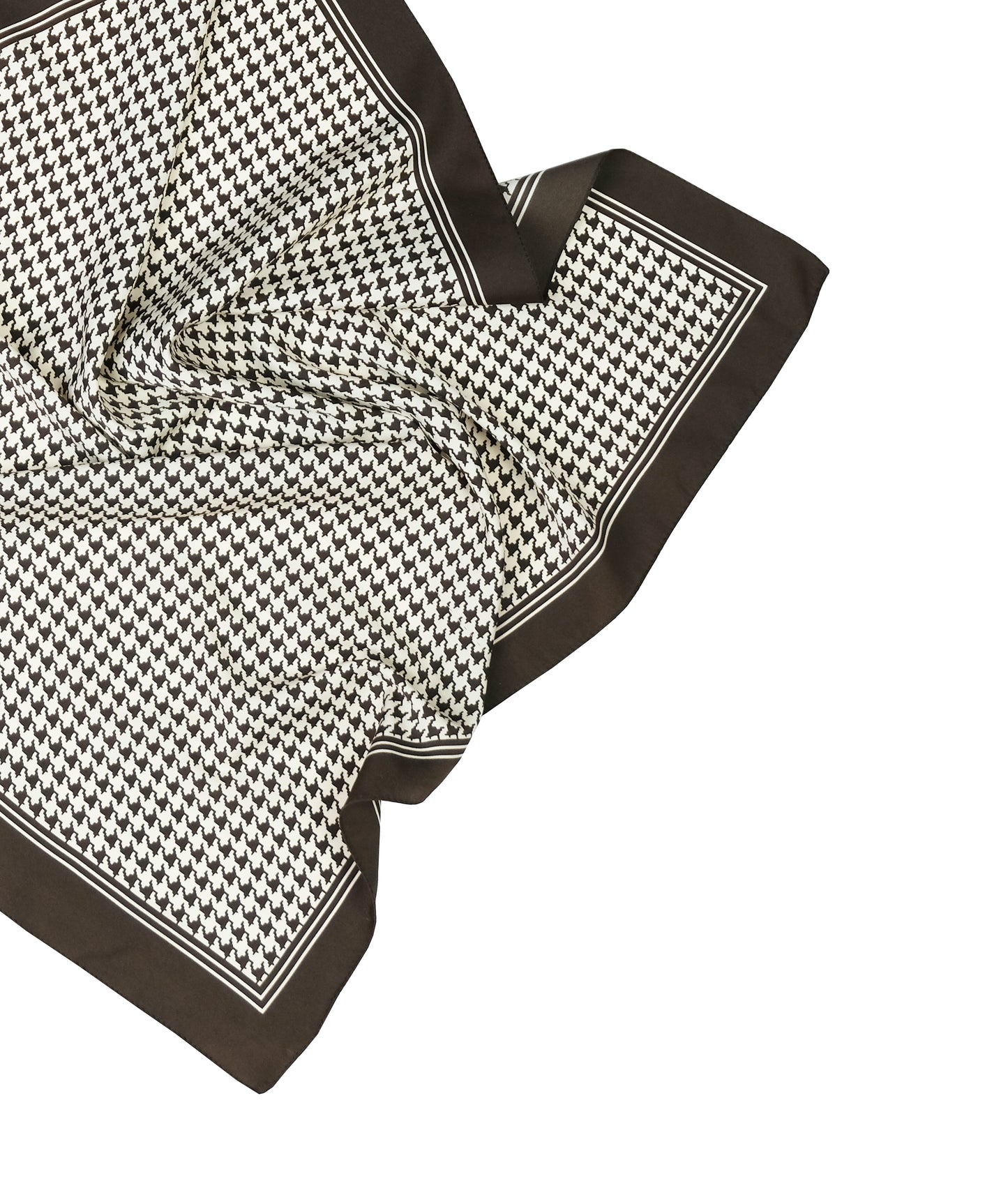HOUNDSTOOTH BANDANA WITH EYELET