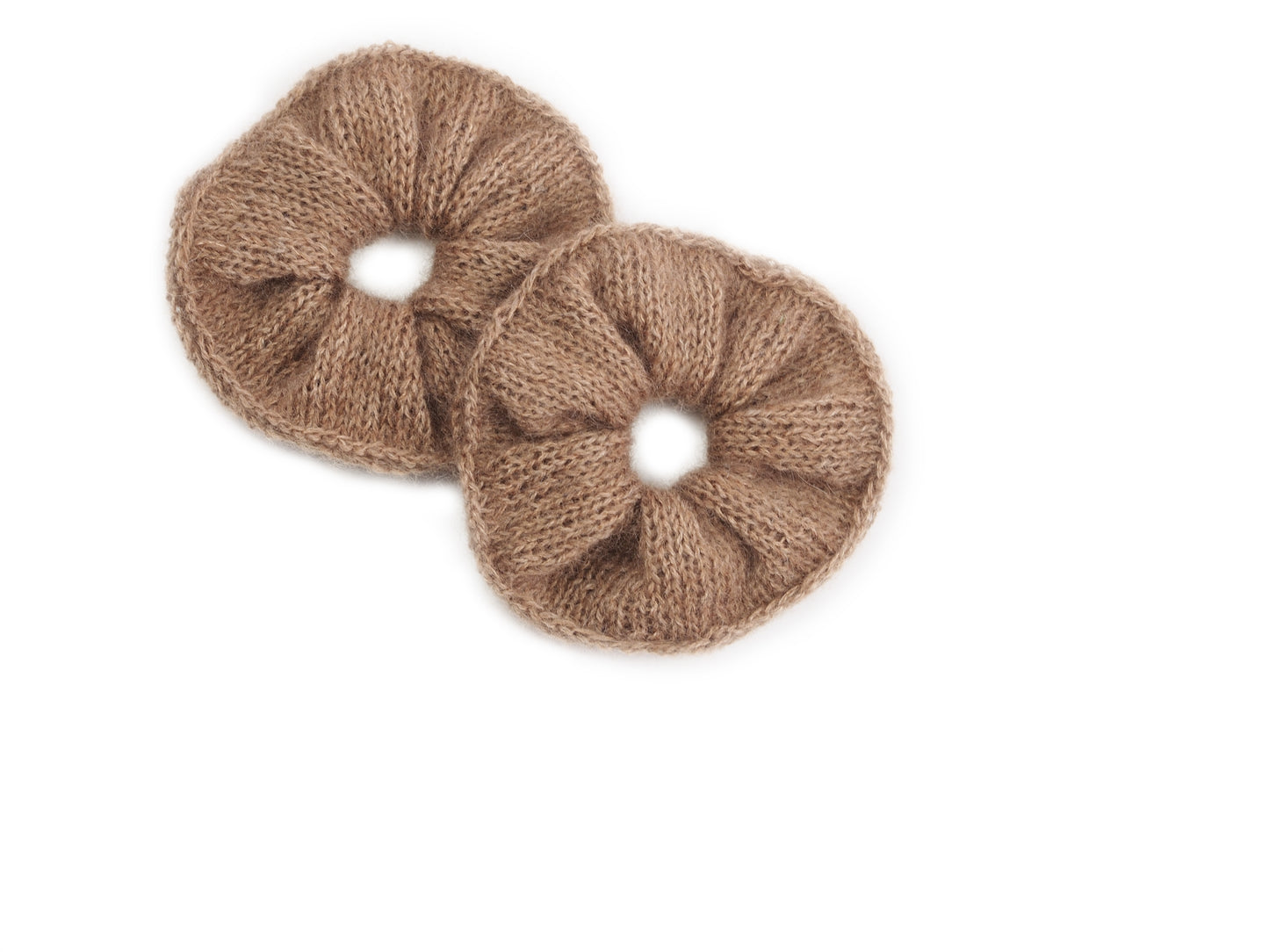 KNITTED MOHAIR/SILK SCRUNCHIE
