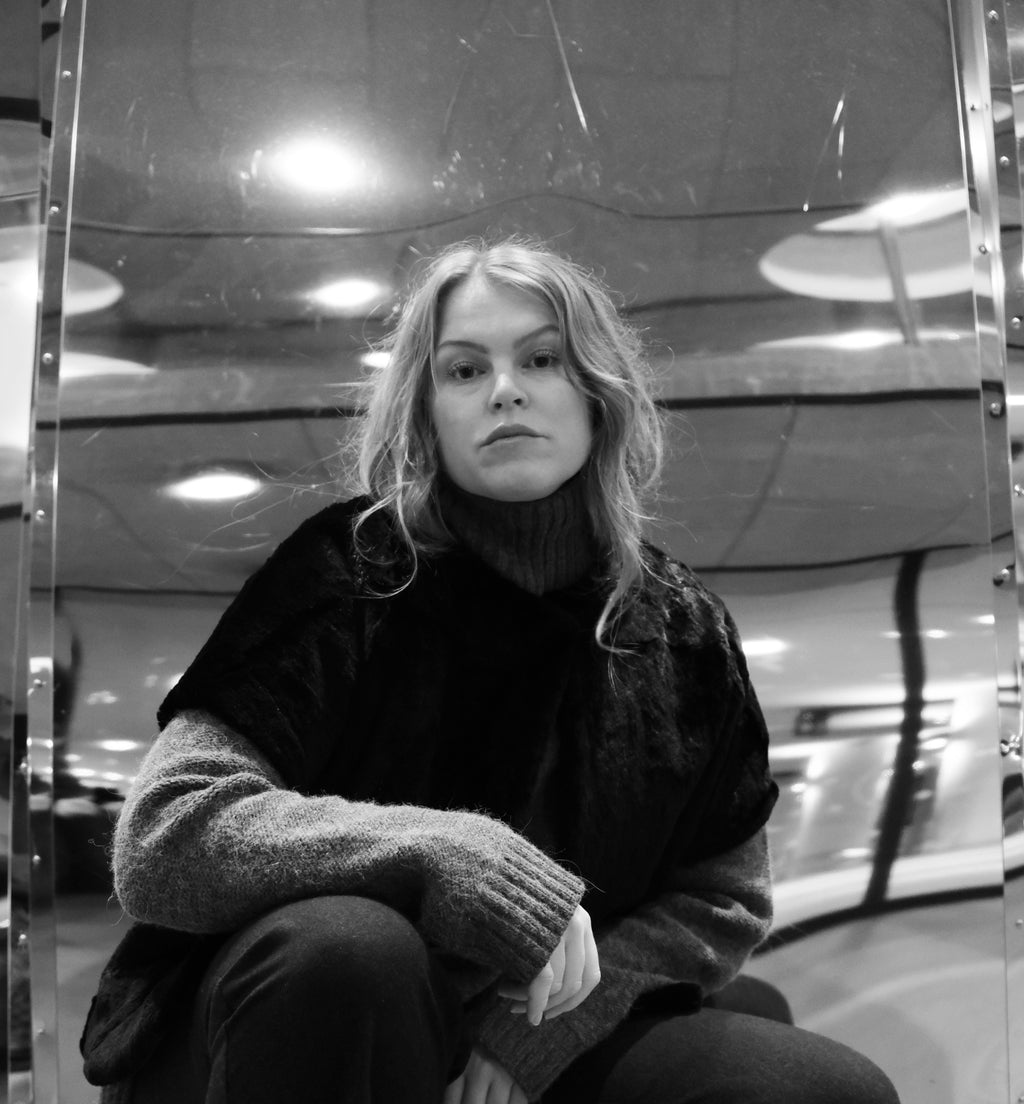 UPCYCLED BLACK FUR WAISTCOAT