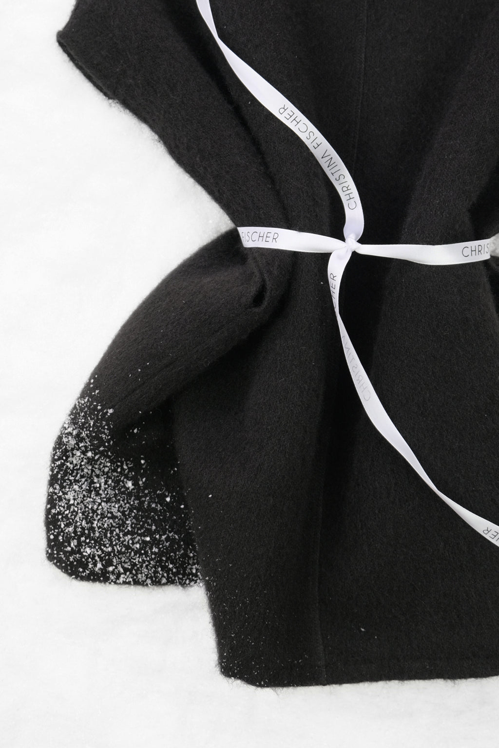 HIGH NECK WOOL ALPACA VEST