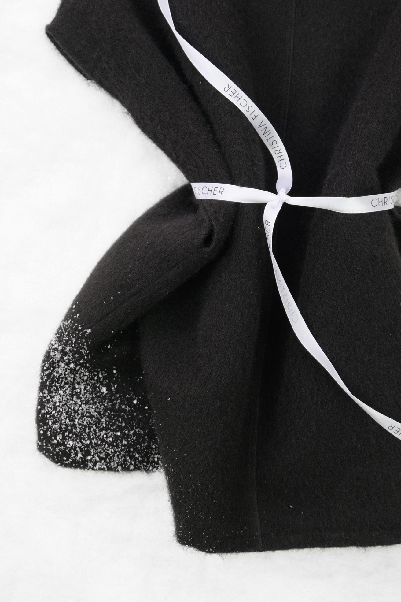 HIGH NECK WOOL ALPACA VEST