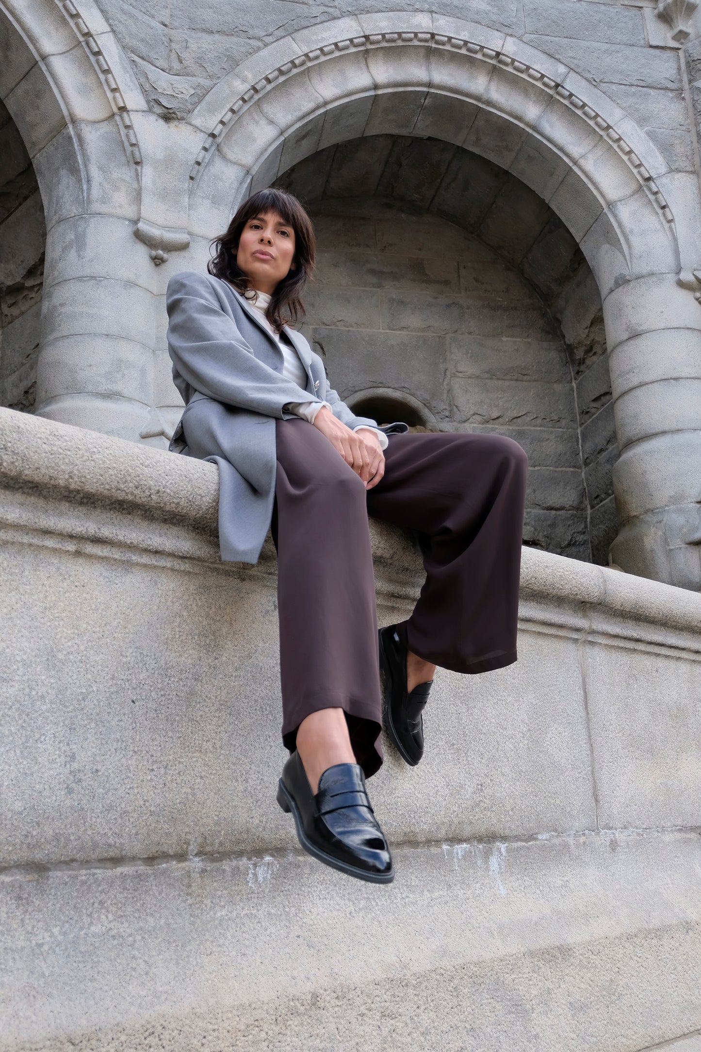 SILK PALAZZO PANTS