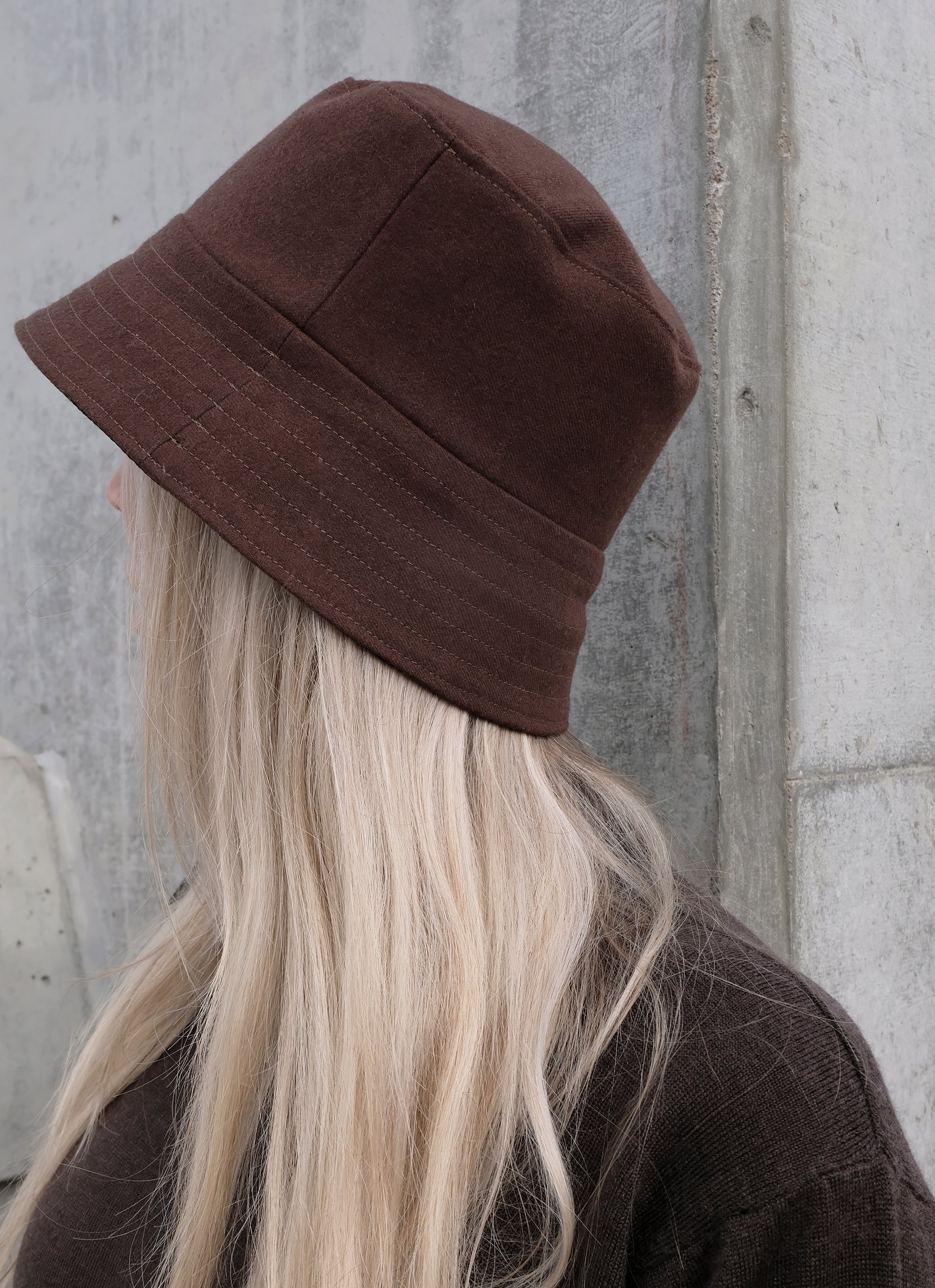 UPCYCLED WOOL BUCKET HAT