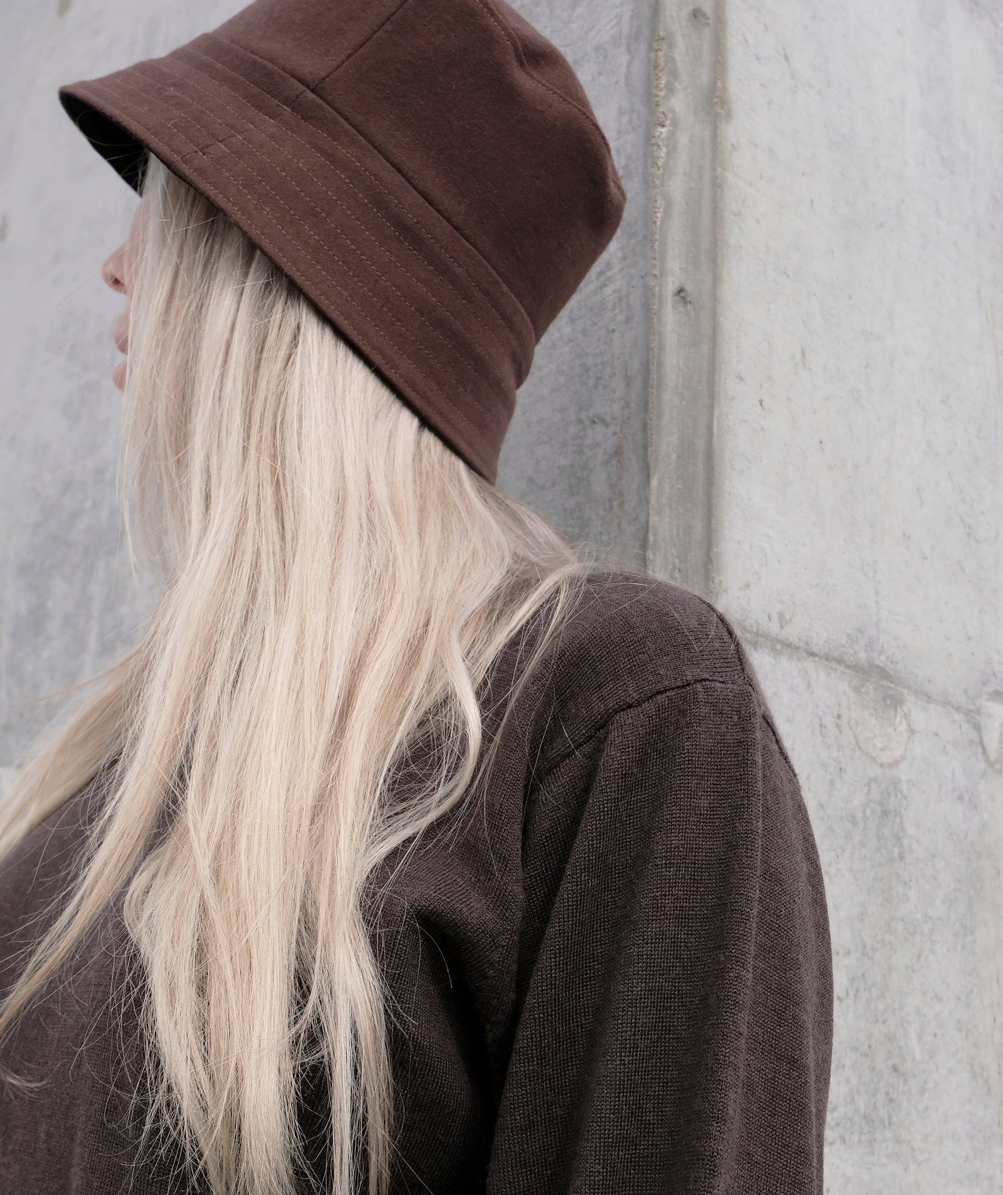 UPCYCLED WOOL BUCKET HAT