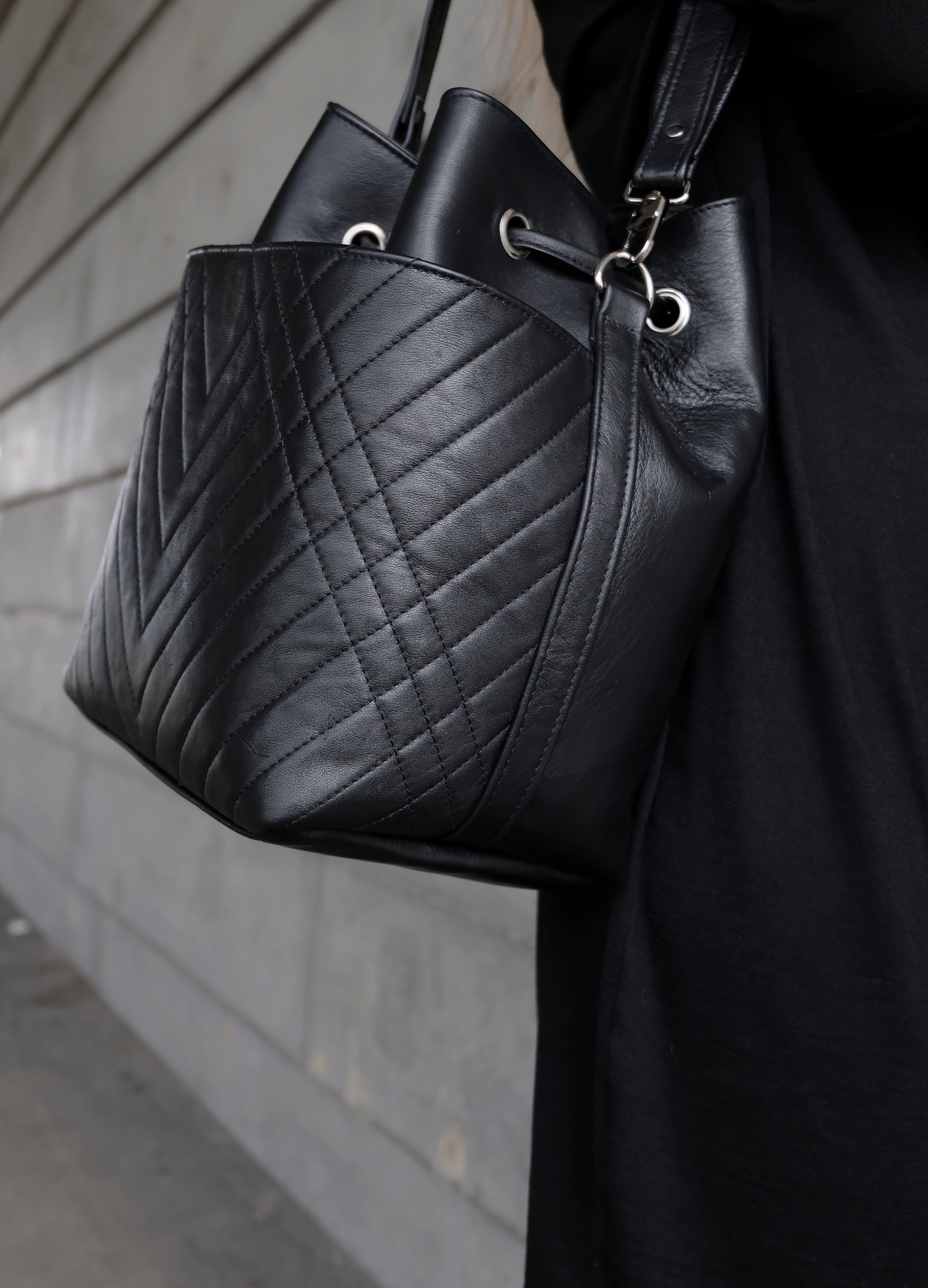 Backpack Bag - Quilted Genuine Leather - Valentino Orlandi