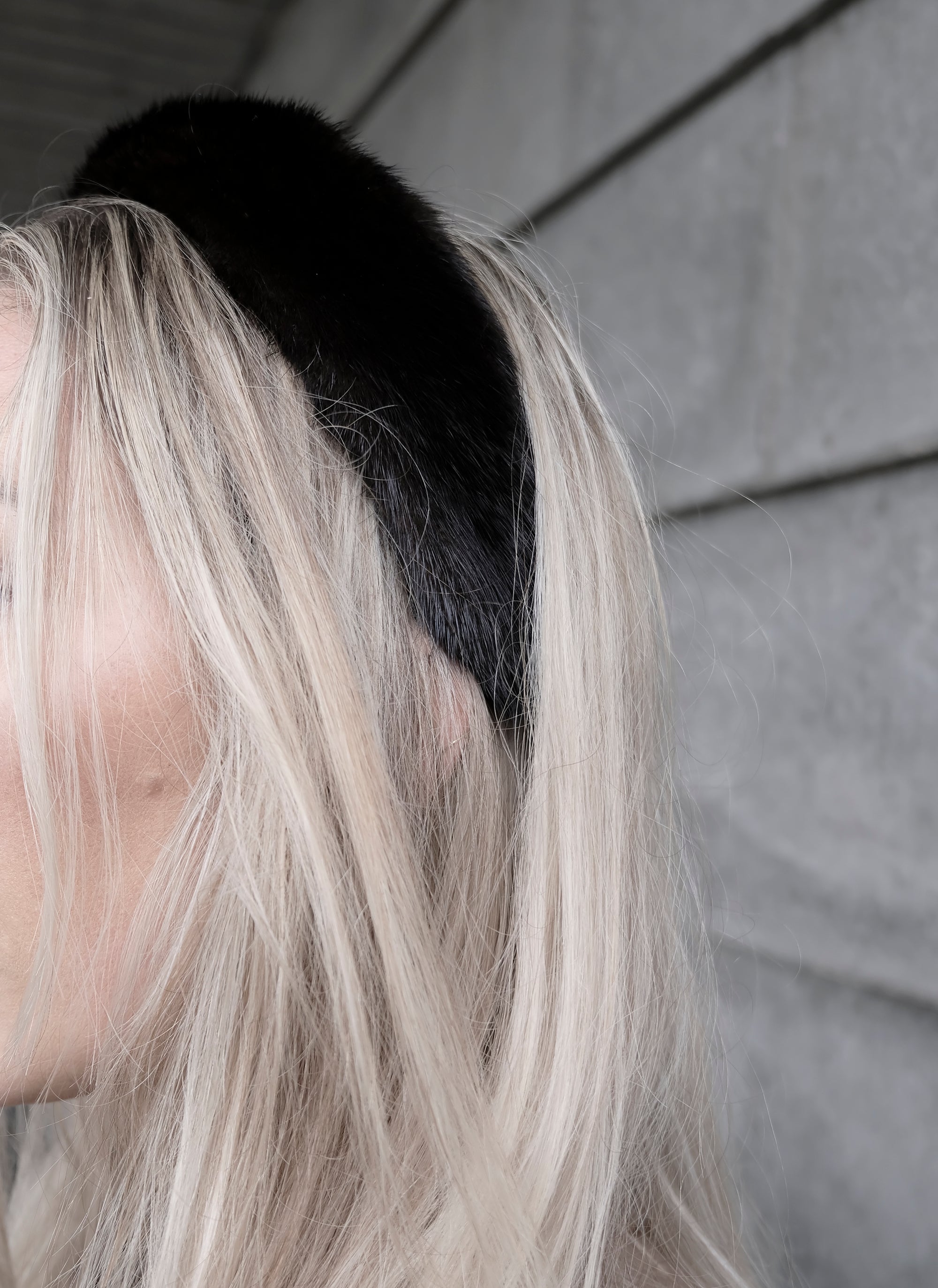 MINK FUR HEADBAND