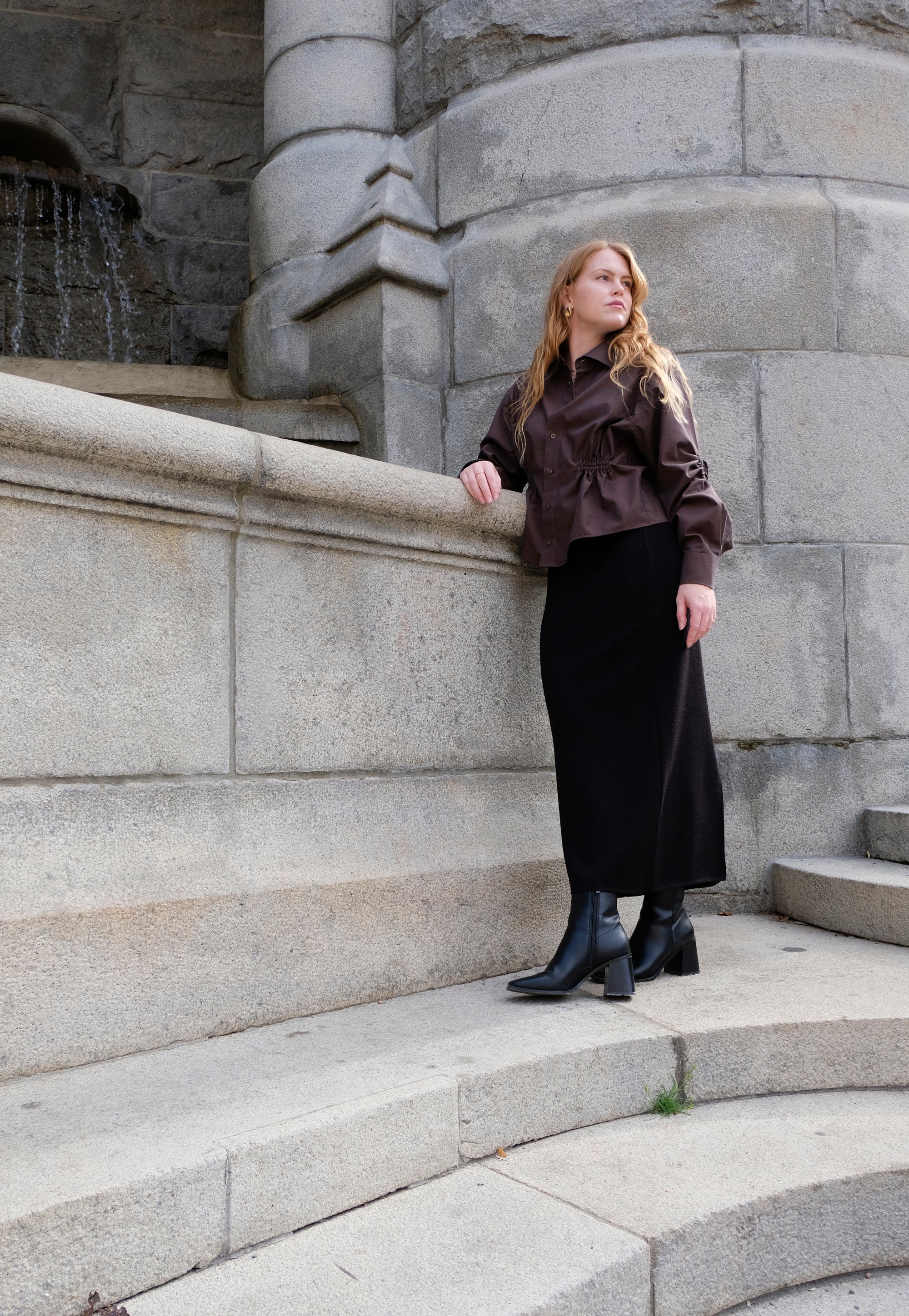MAXI WOOL SKIRT