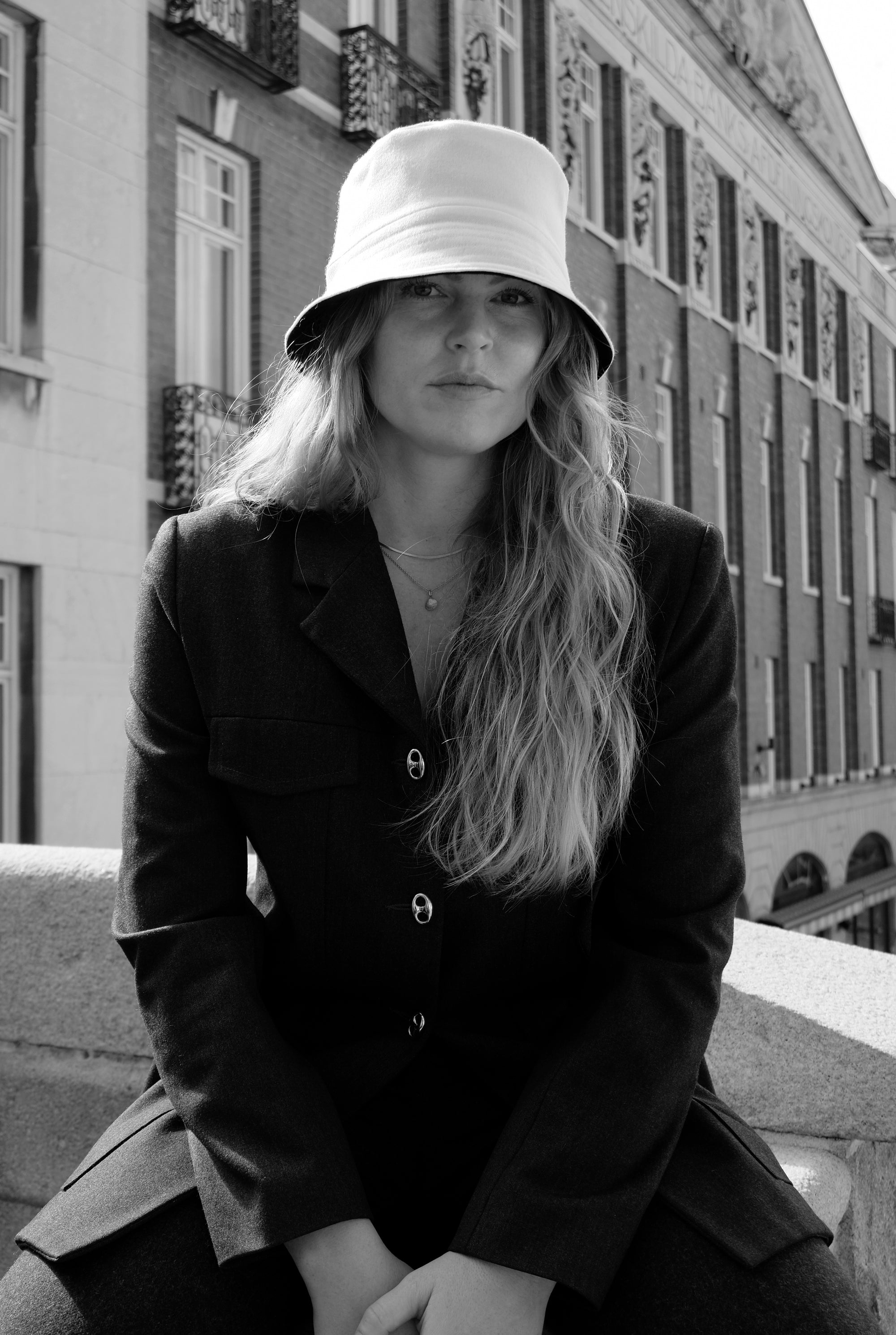 UPCYCLED WOOL BUCKET HAT