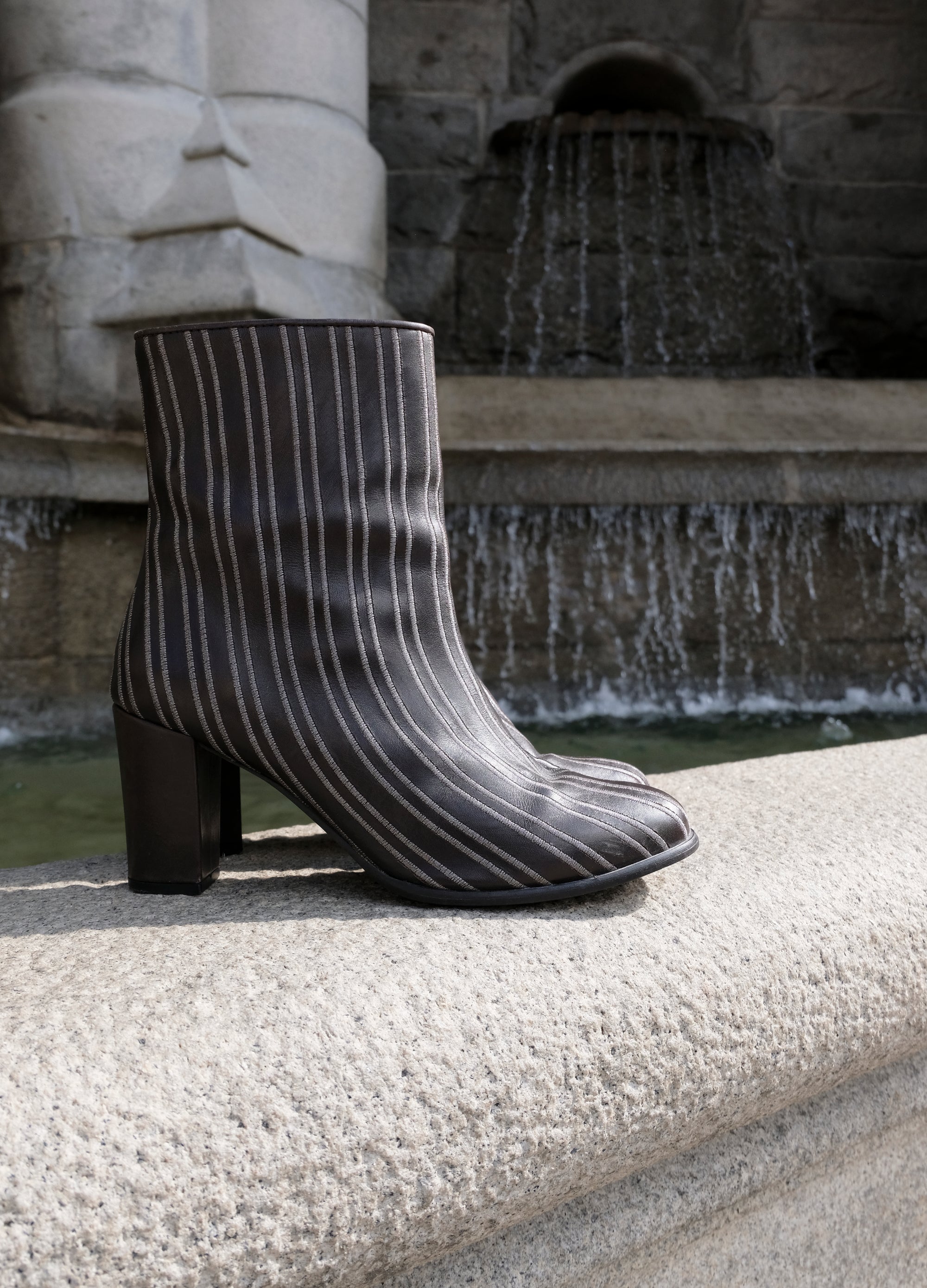 BROWN ANKLE BOOTS