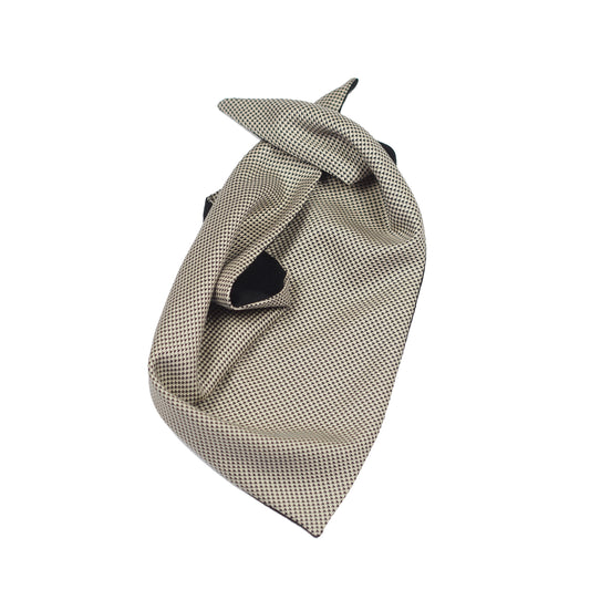 HOUNDSTOOTH TRIANGLE BANDANA SCARF