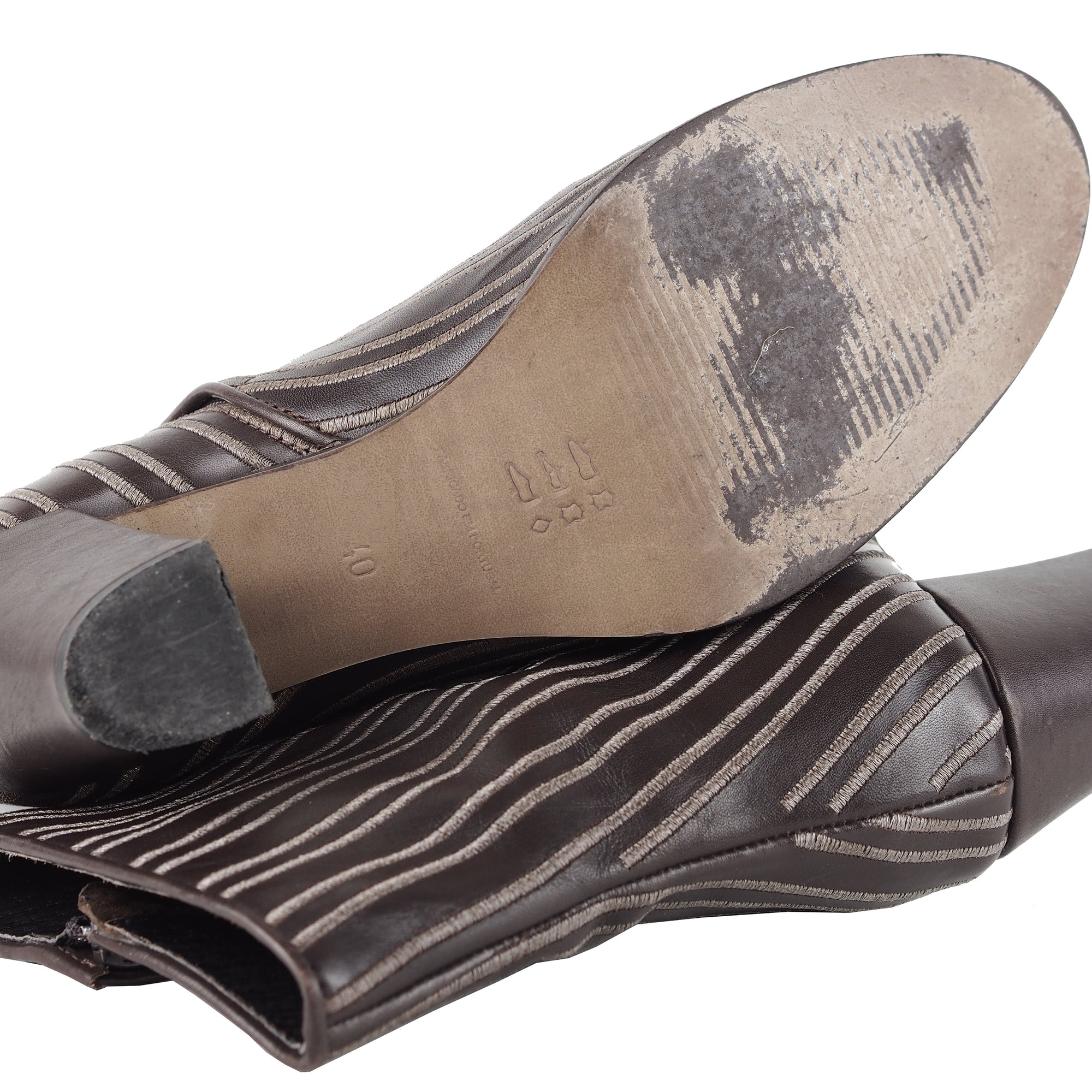 BROWN ANKLE BOOTS