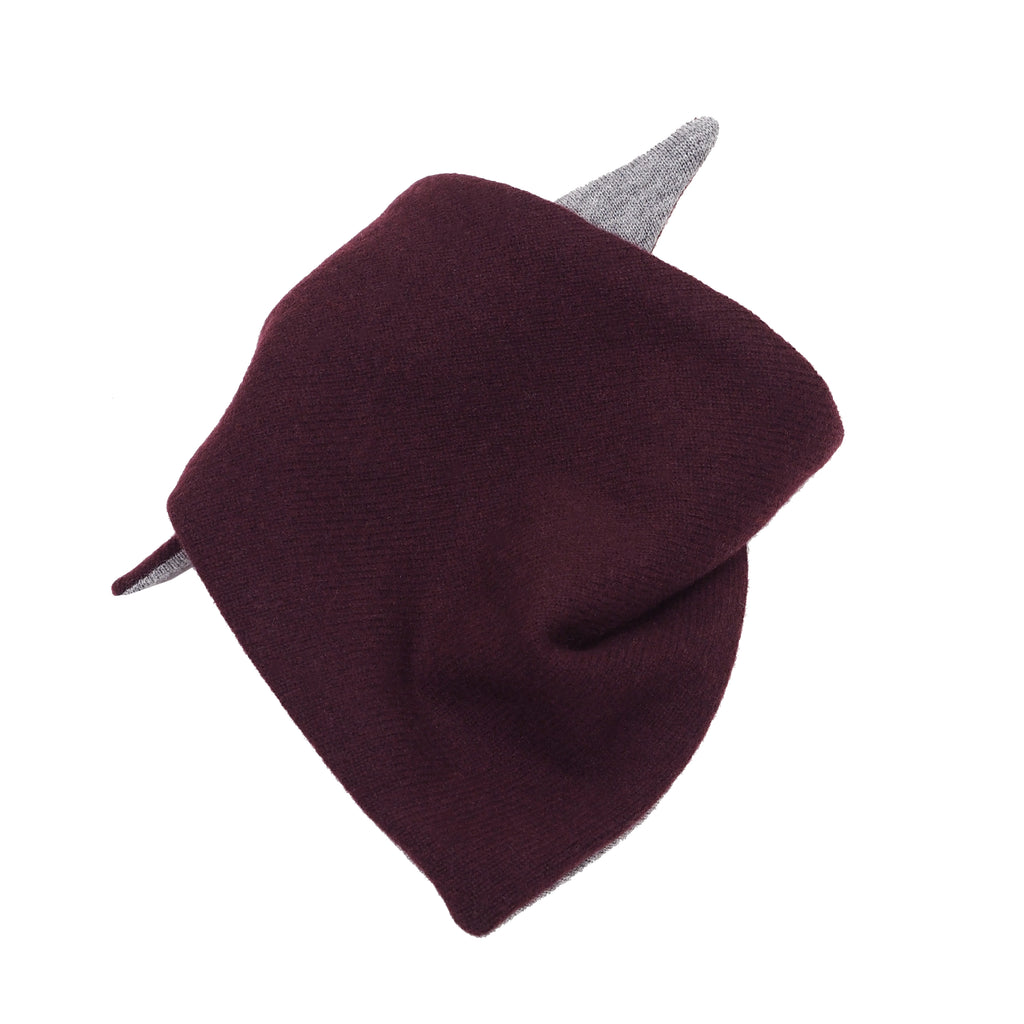 WOOL TRIANGLE BANDANA SCARF