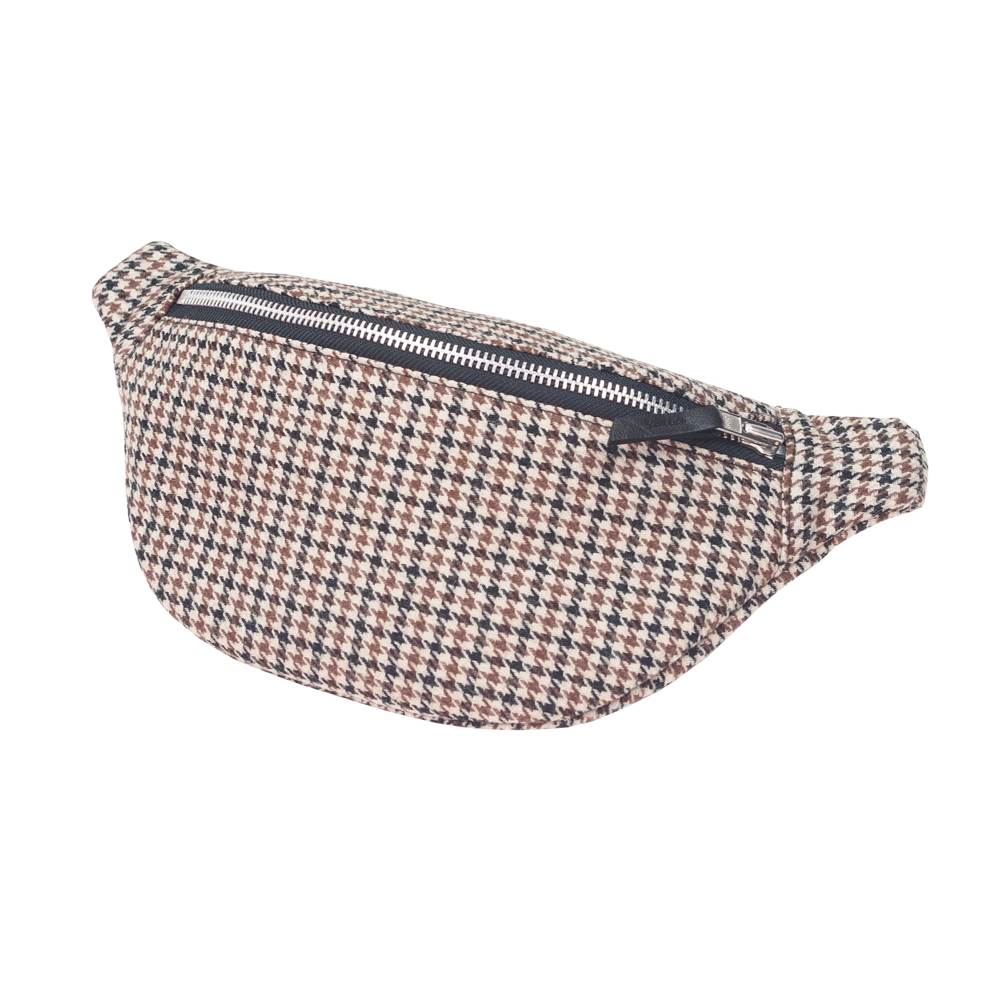 HOUNDSTOOTH TWEED BUM BAG