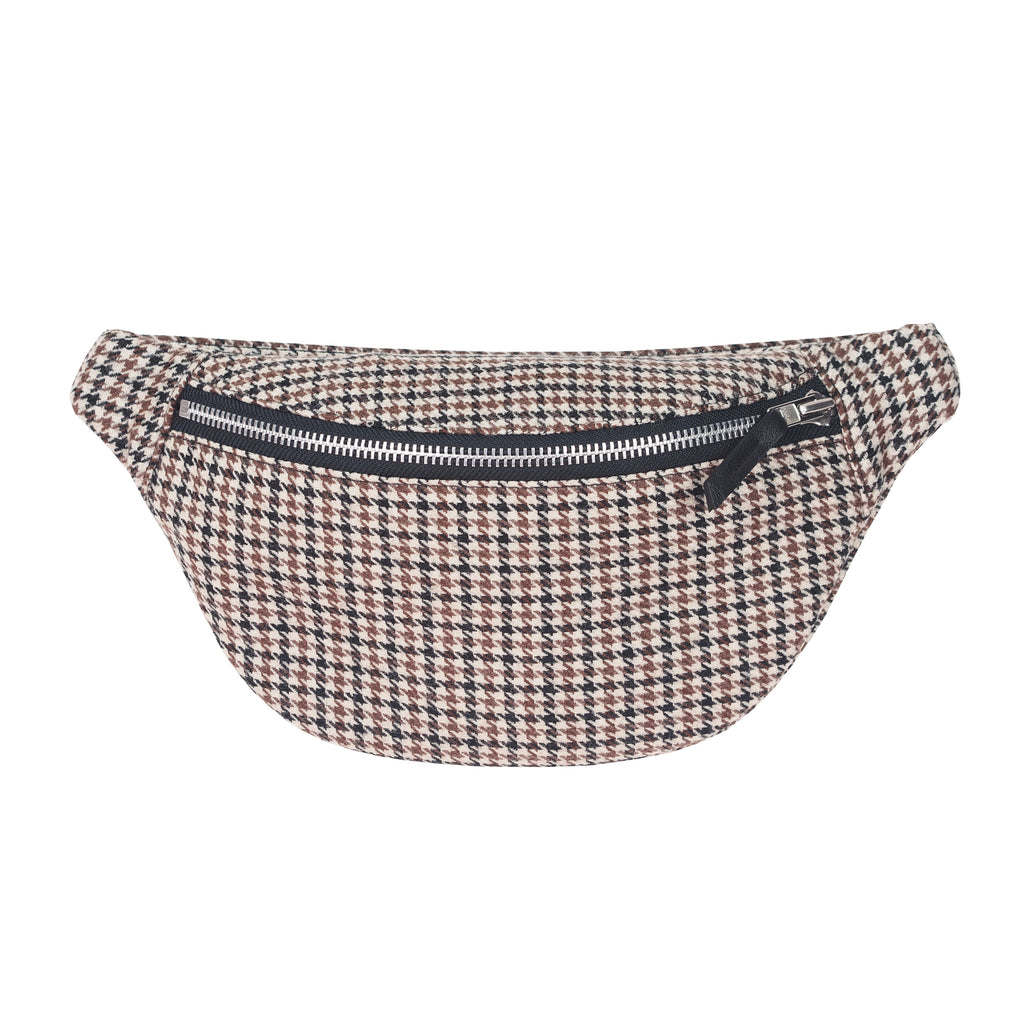HOUNDSTOOTH TWEED BUM BAG
