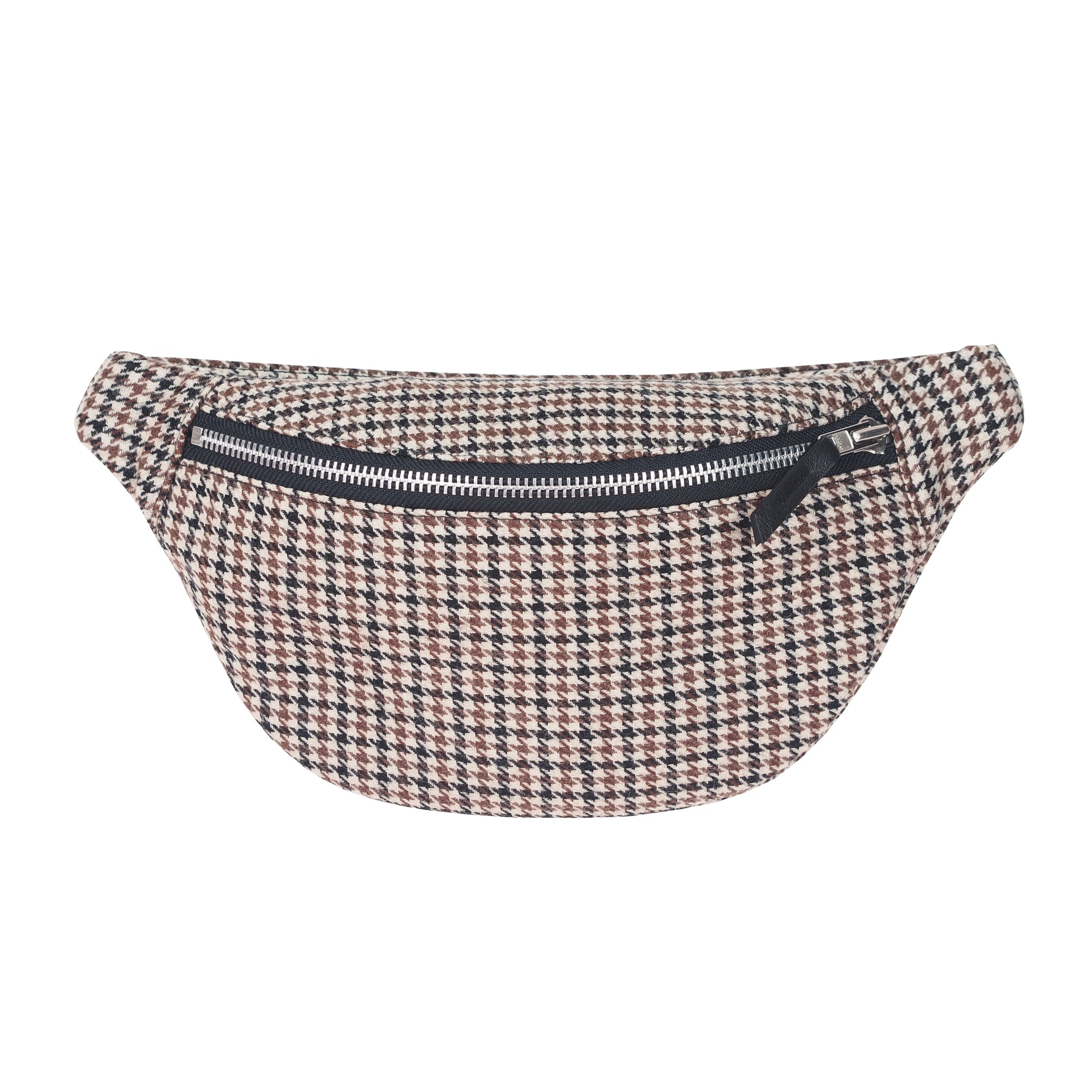 HOUNDSTOOTH TWEED BUM BAG