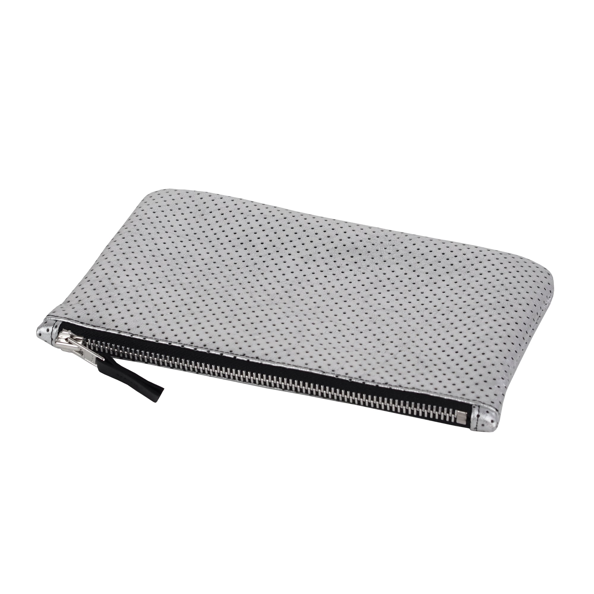 LASER CUT LEATHER CLUTCH